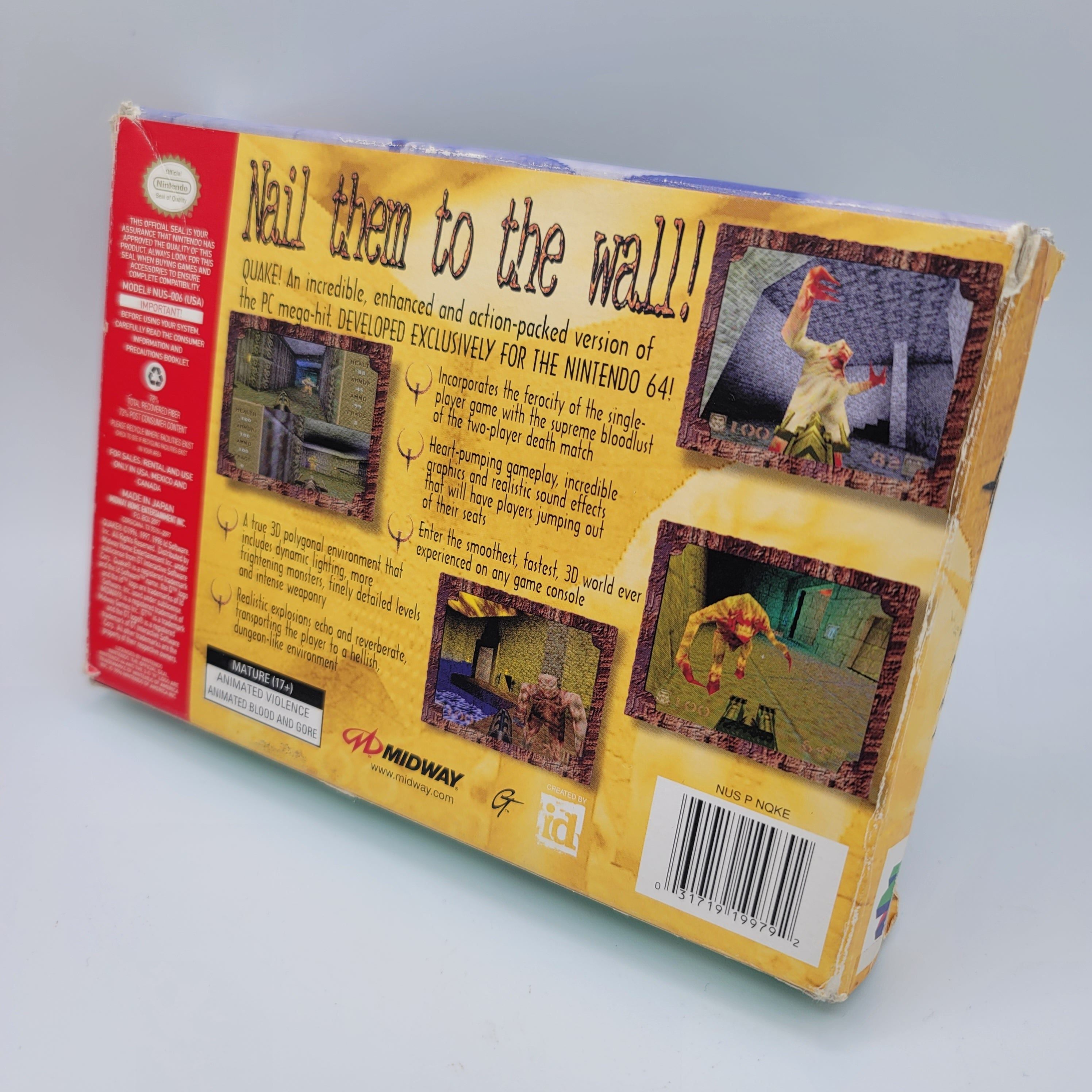 N64 - Quake (Complete in Box / B / With Manual)