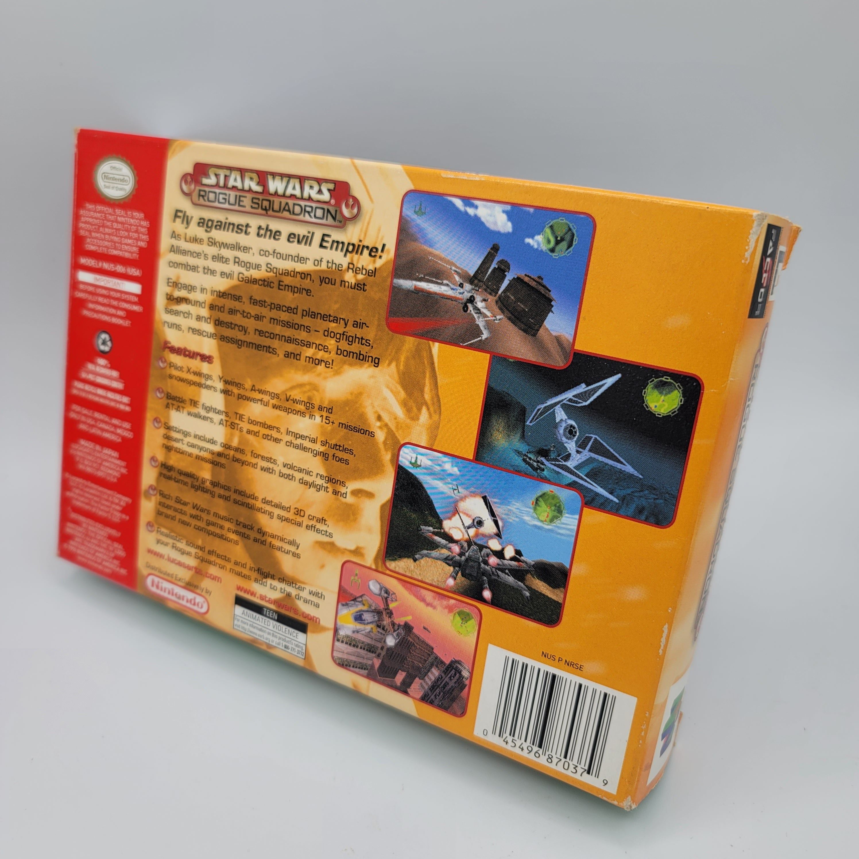 N64 - Star Wars Rogue Squadron (Complete in Box / A / With Manual)