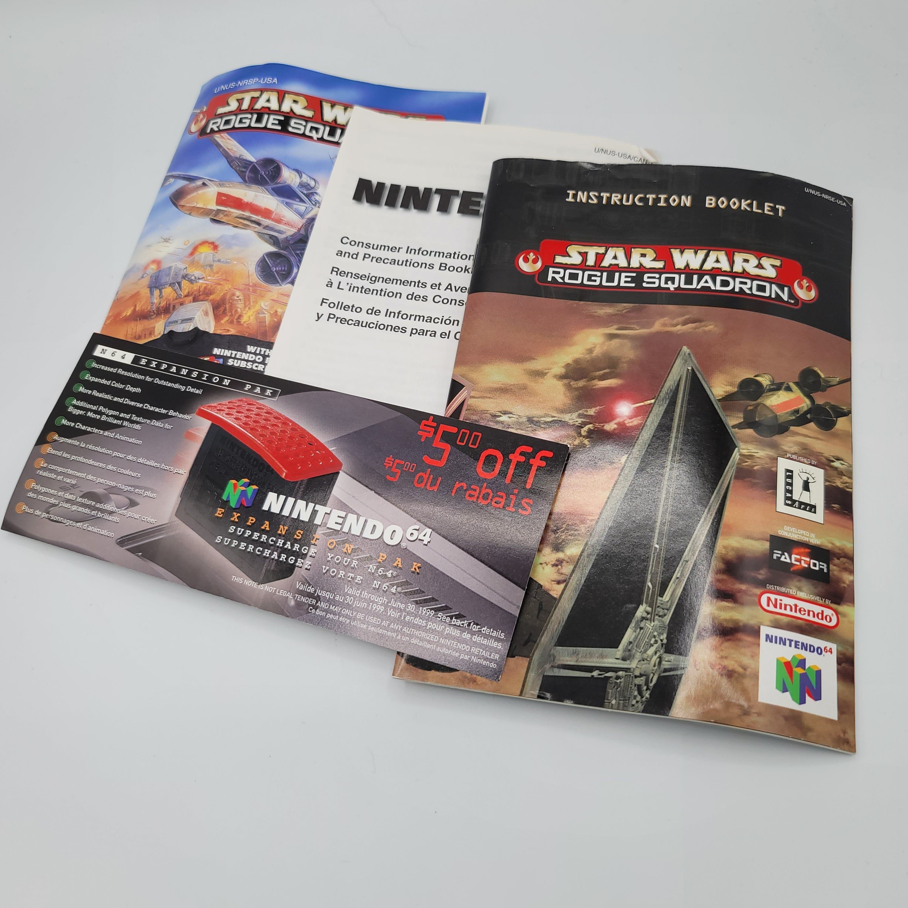 N64 - Star Wars Rogue Squadron (Complete in Box / A / With Manual)