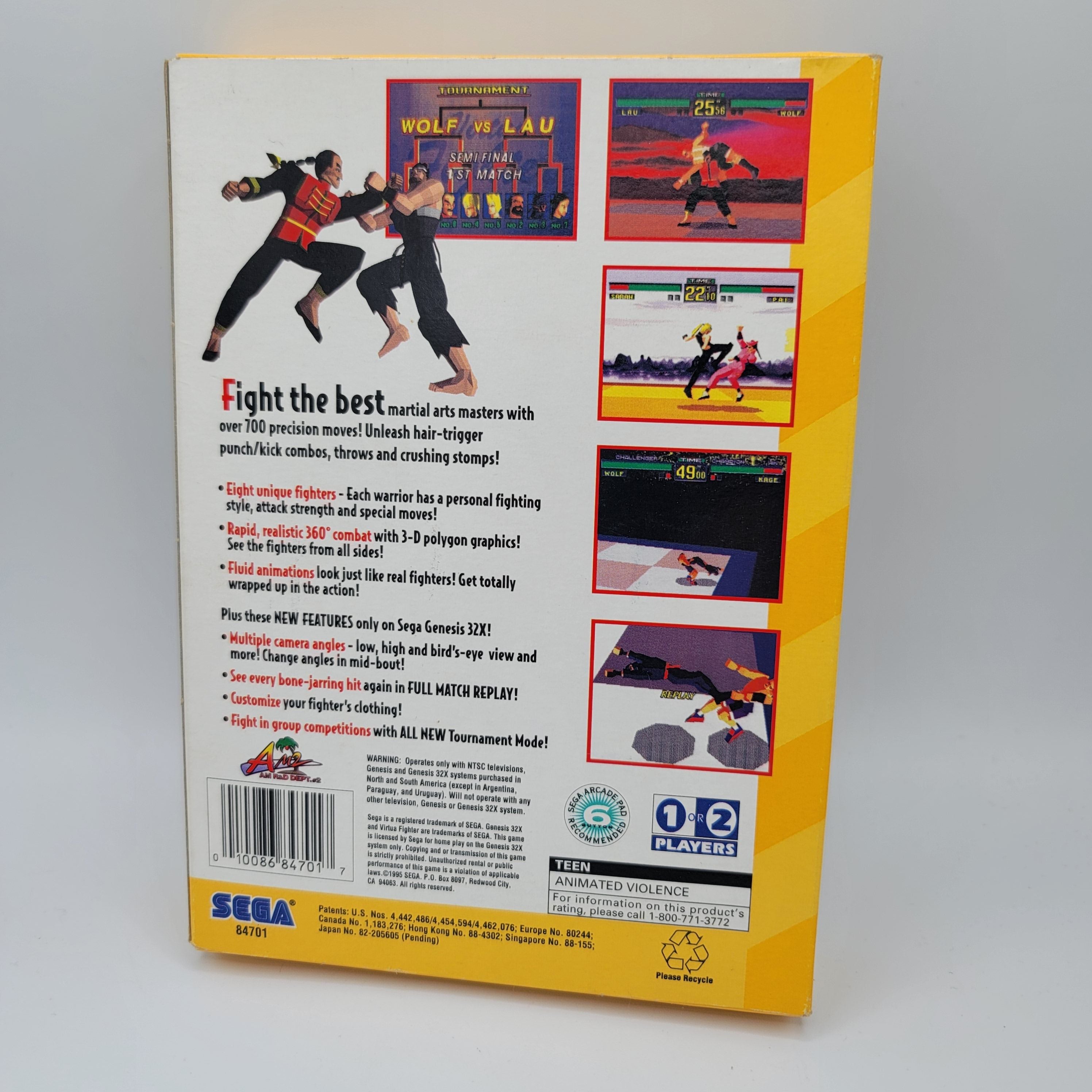 32X - Virtua Fighter (Complete in Box / With Manual)