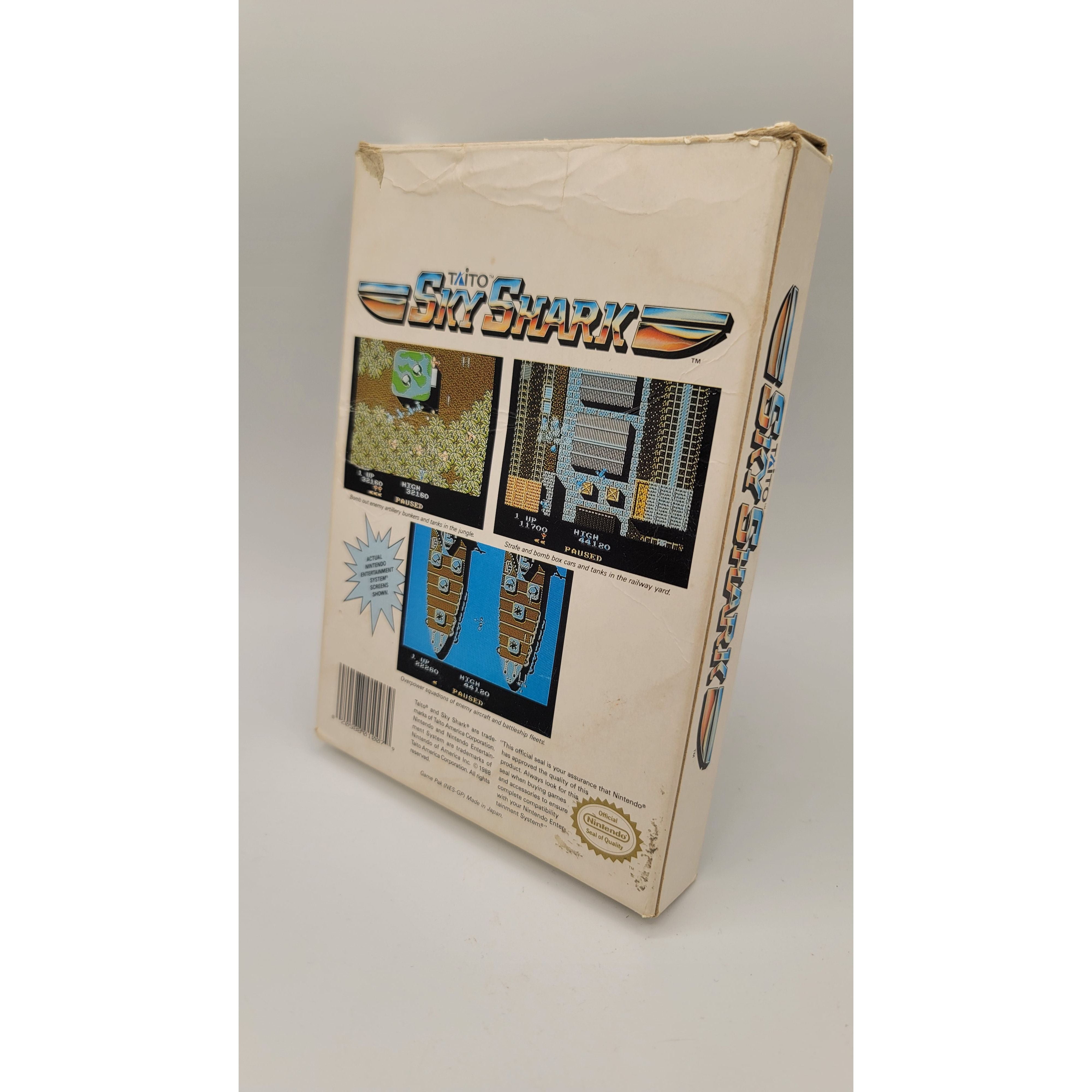 NES - Sky Shark (Complete in Box / C / With Manual)