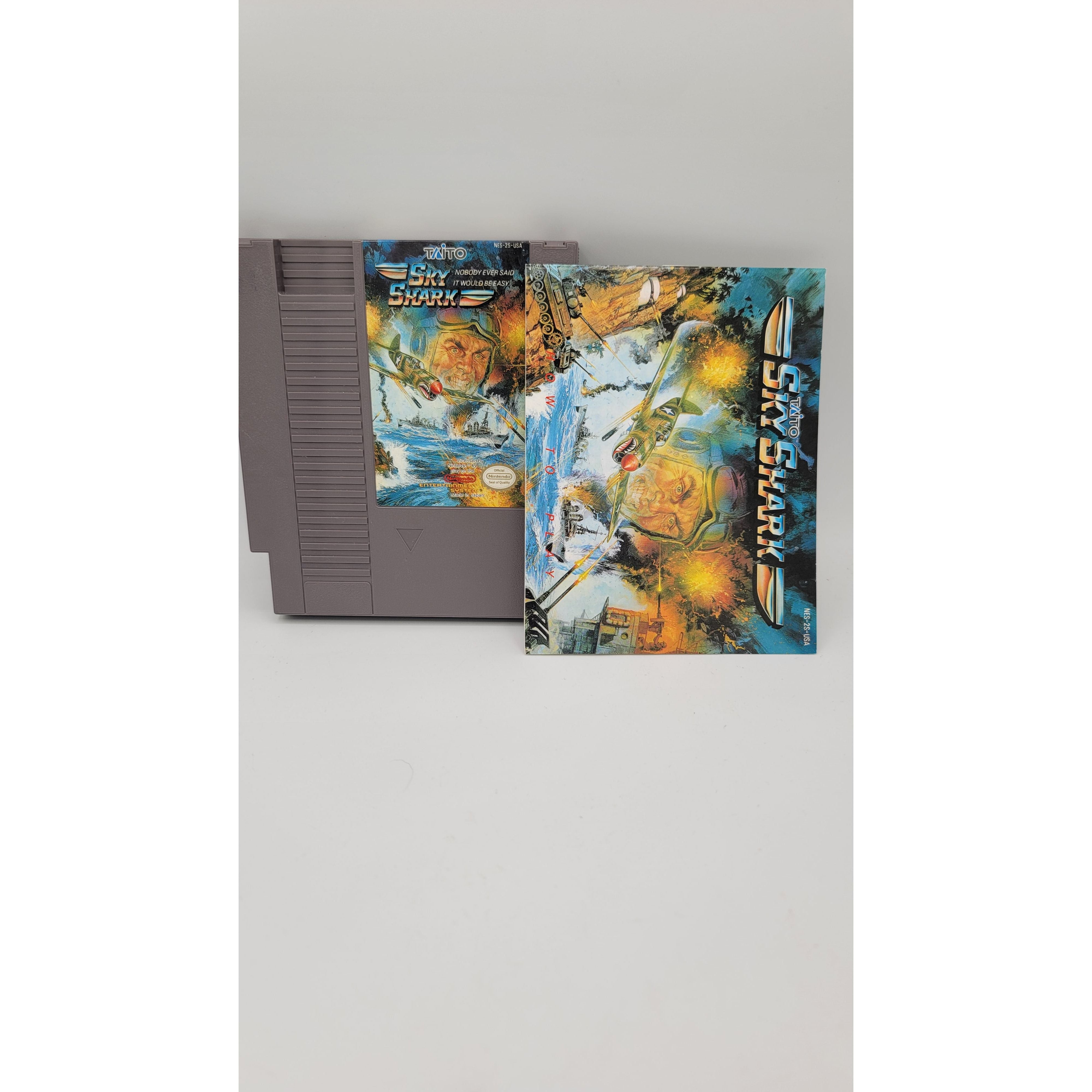 NES - Sky Shark (Complete in Box / C / With Manual)