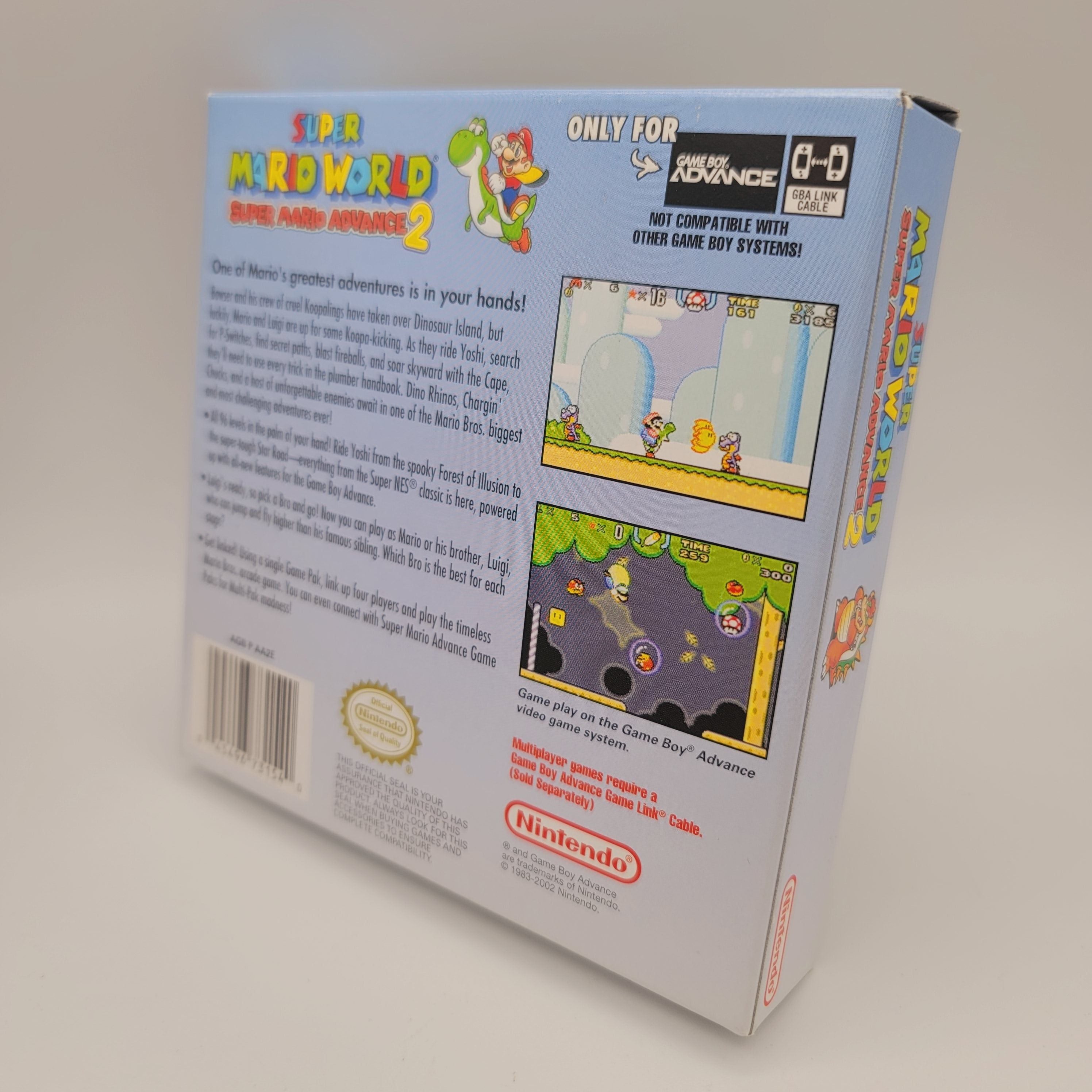 GBA - Super Mario Advance 2 Super Mario World (Complete in Box / A+ / With Manual)