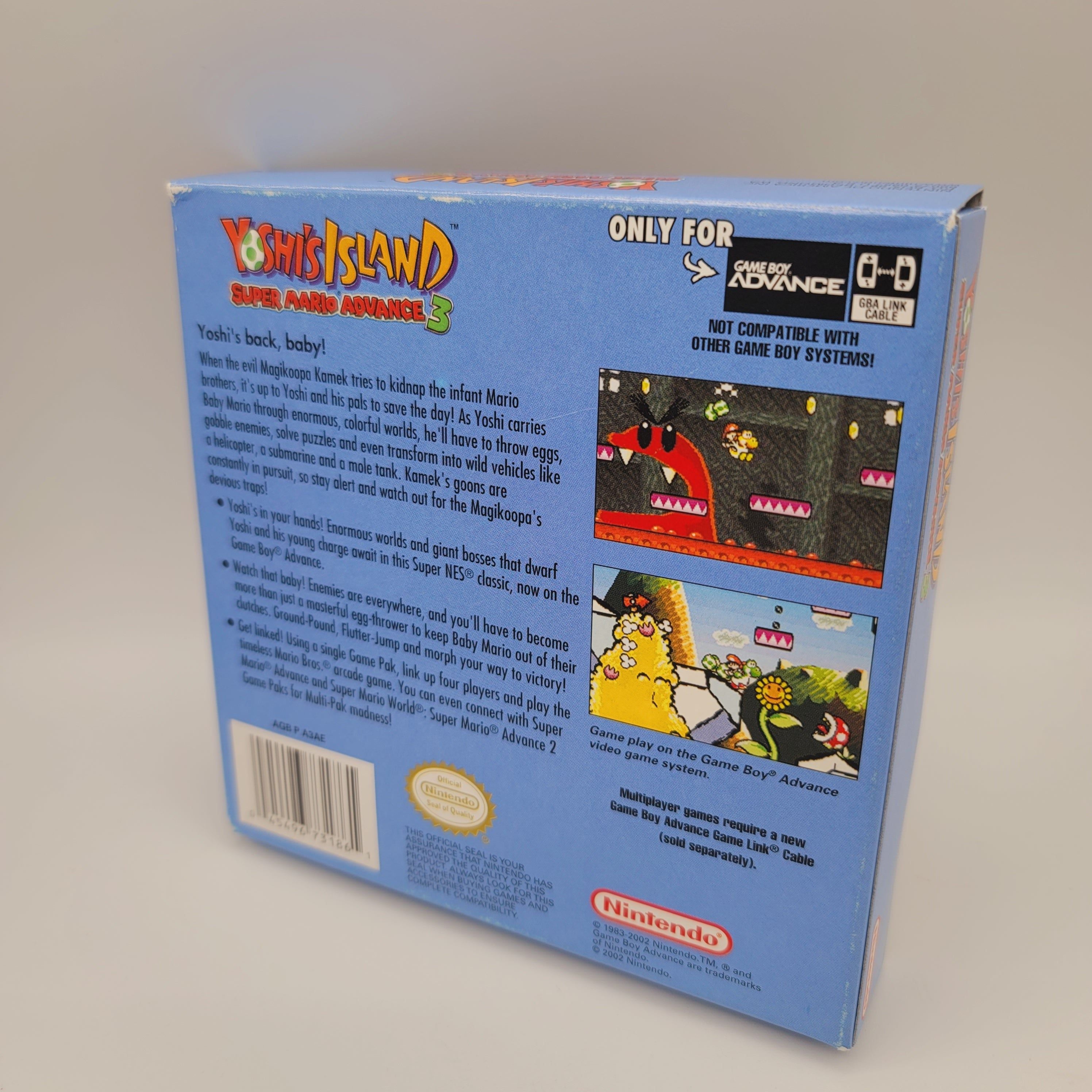 GBA - Super Mario Advance 3 Yoshi's Island (Complete in Box / A / With Manual)