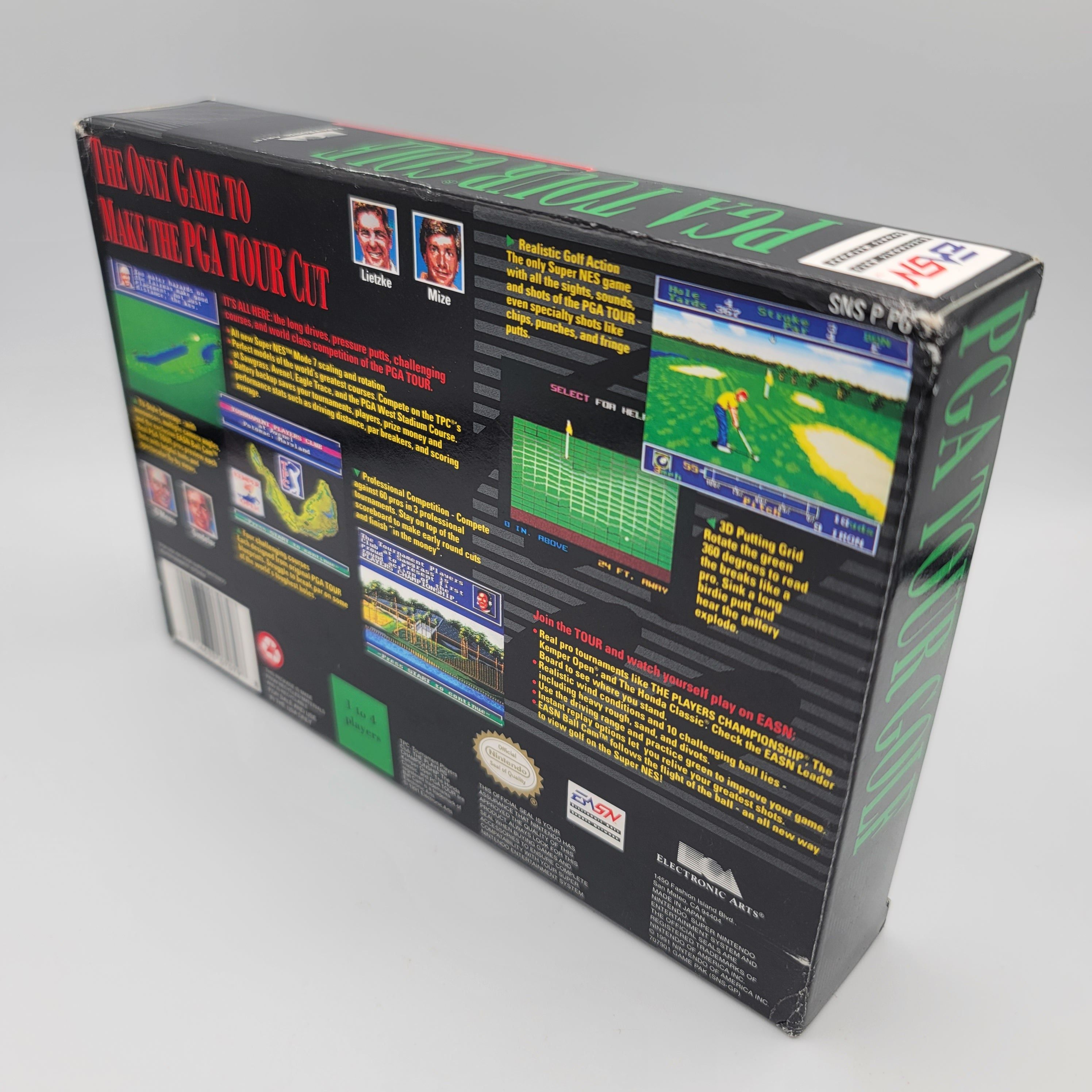 SNES - PGA Tour Golf (Complete in Box / B+ / With Manual)