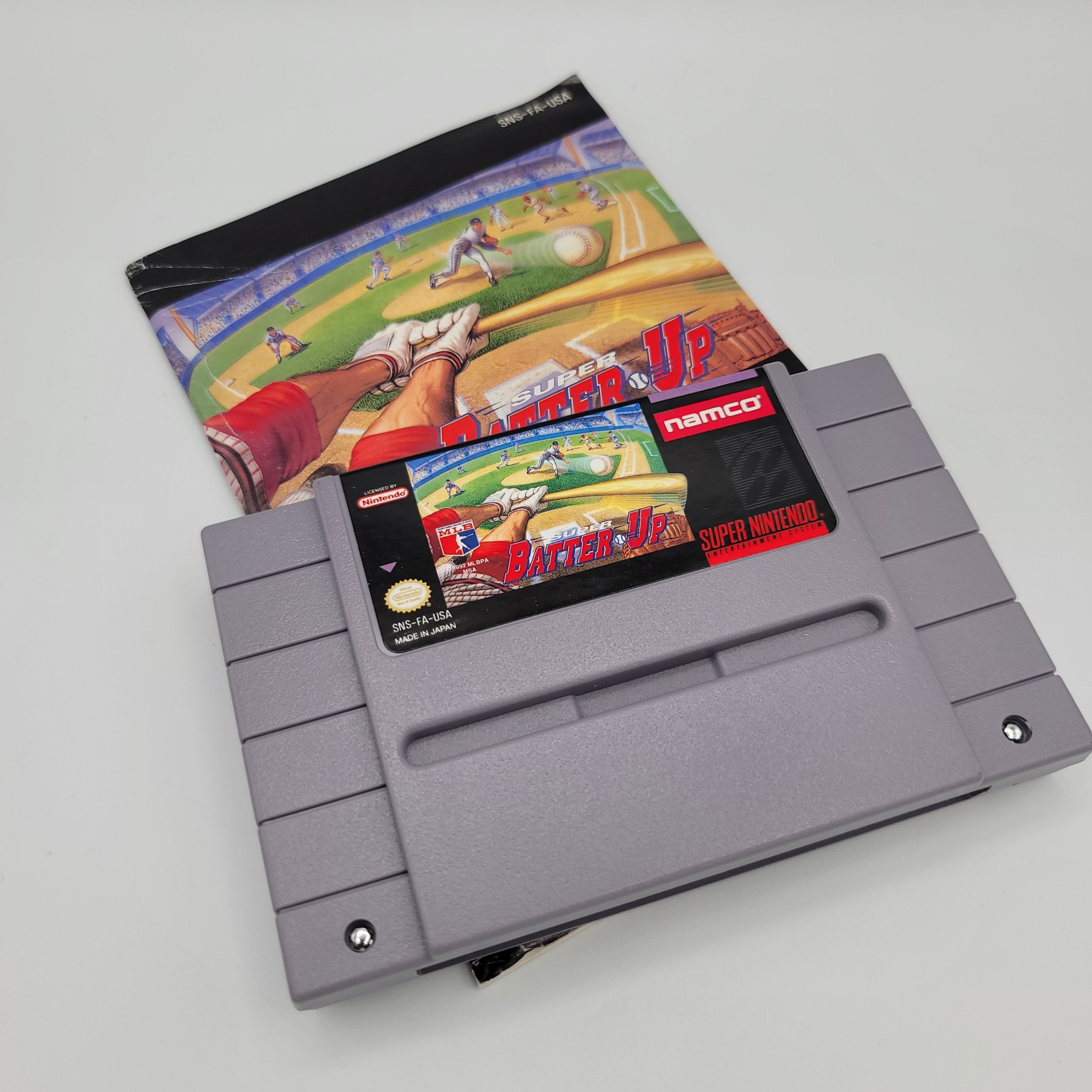 SNES - Super Batter Up (Complete in Box / B+ / With Manual)
