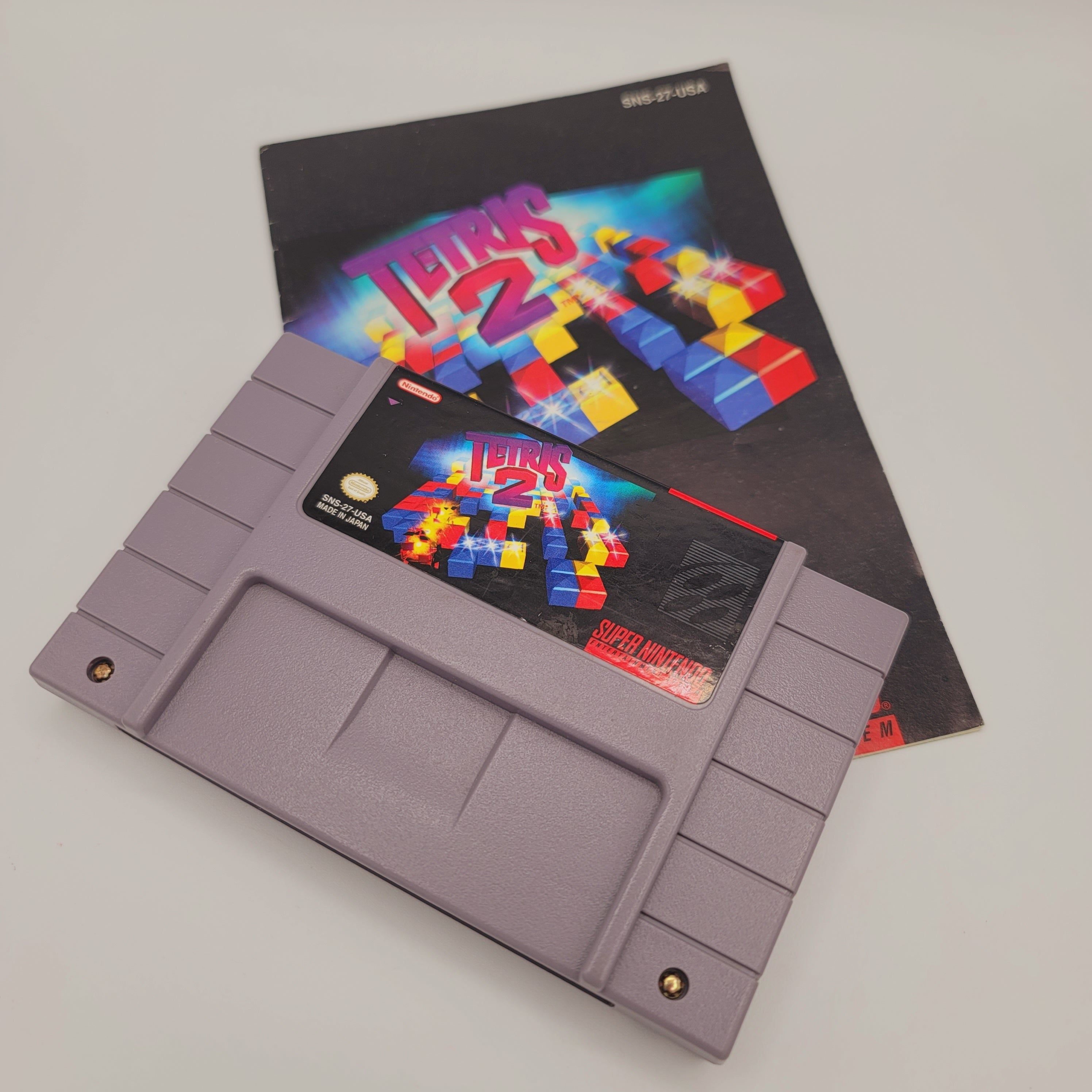 SNES - Tetris 2 (Complete in Box / B+ / With Manual)