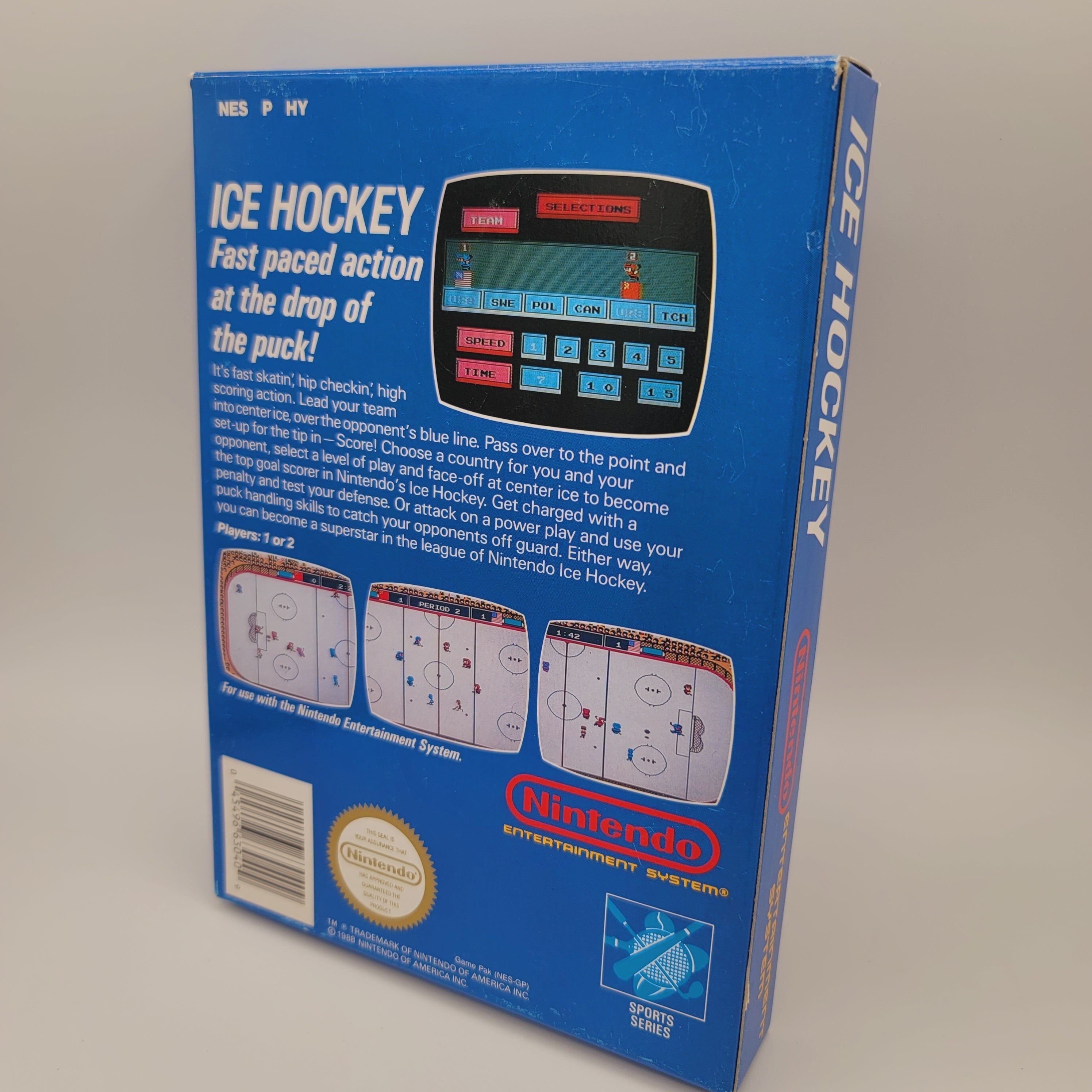 NES - Ice Hockey (Complete in Box / A / With Manual)