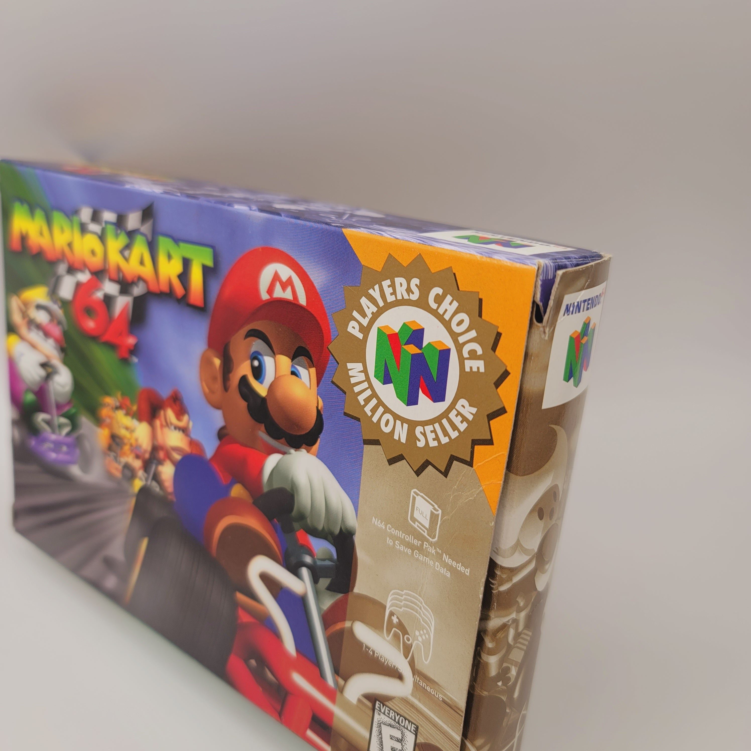 N64 - Mario Kart 64 (Complete in Box / Players Choice / A- / With Manual)