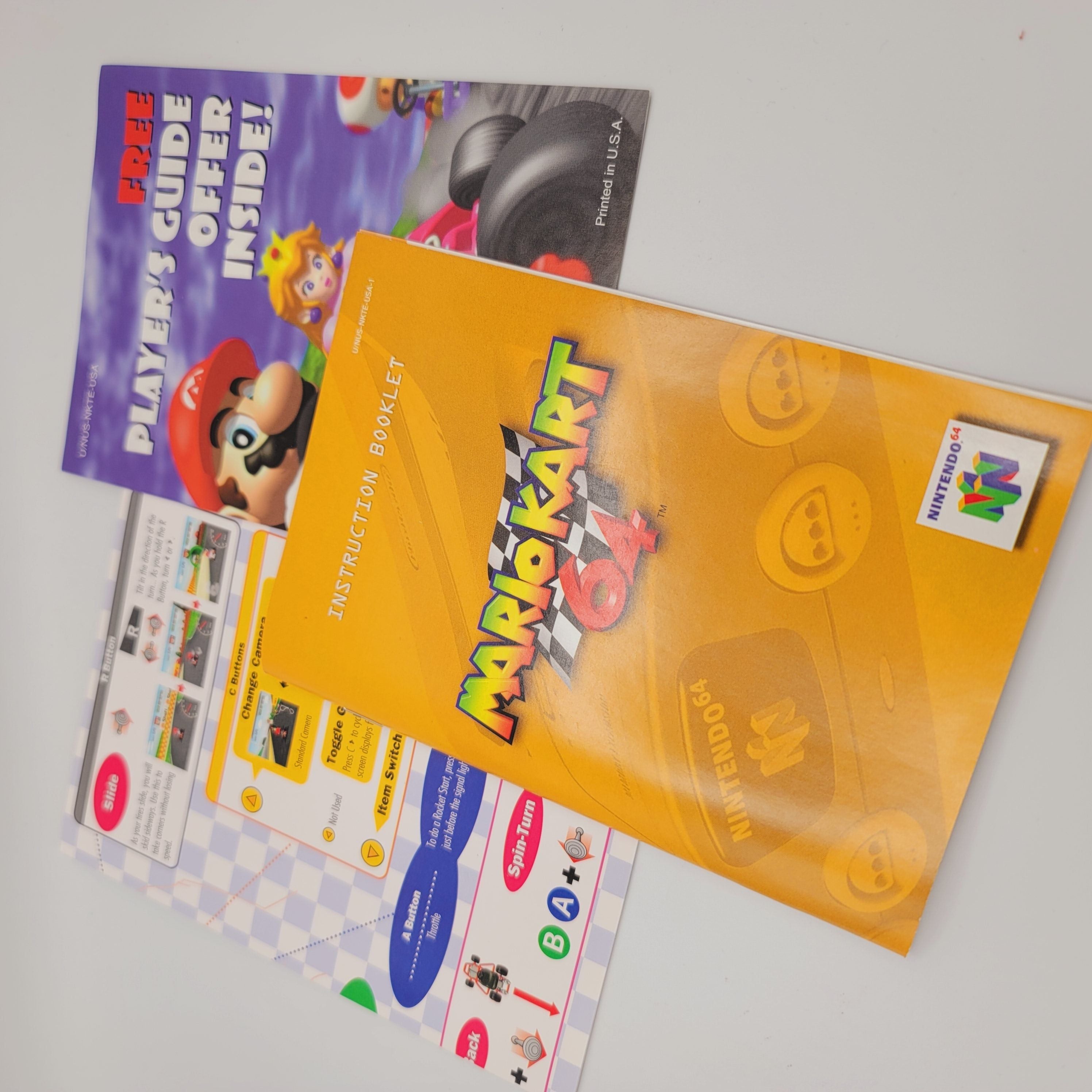 N64 - Mario Kart 64 (Complete in Box / Players Choice / A- / With Manual)