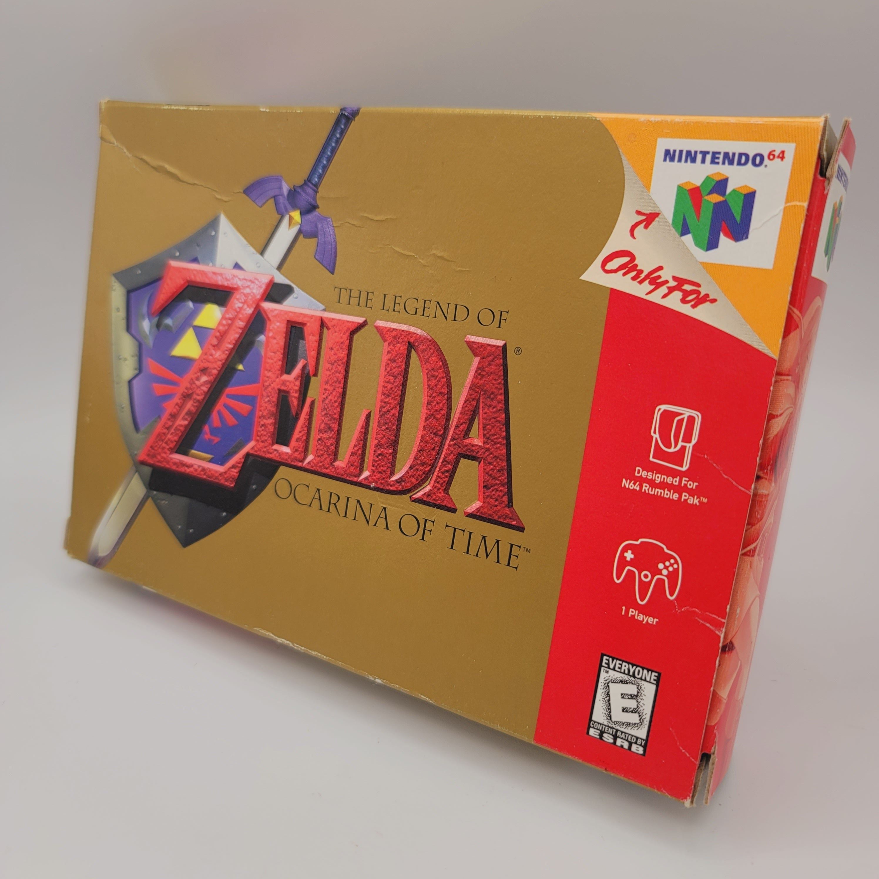 N64 - The Legend of Zelda Ocarina of Time (Complete in Box / B / With Manual)