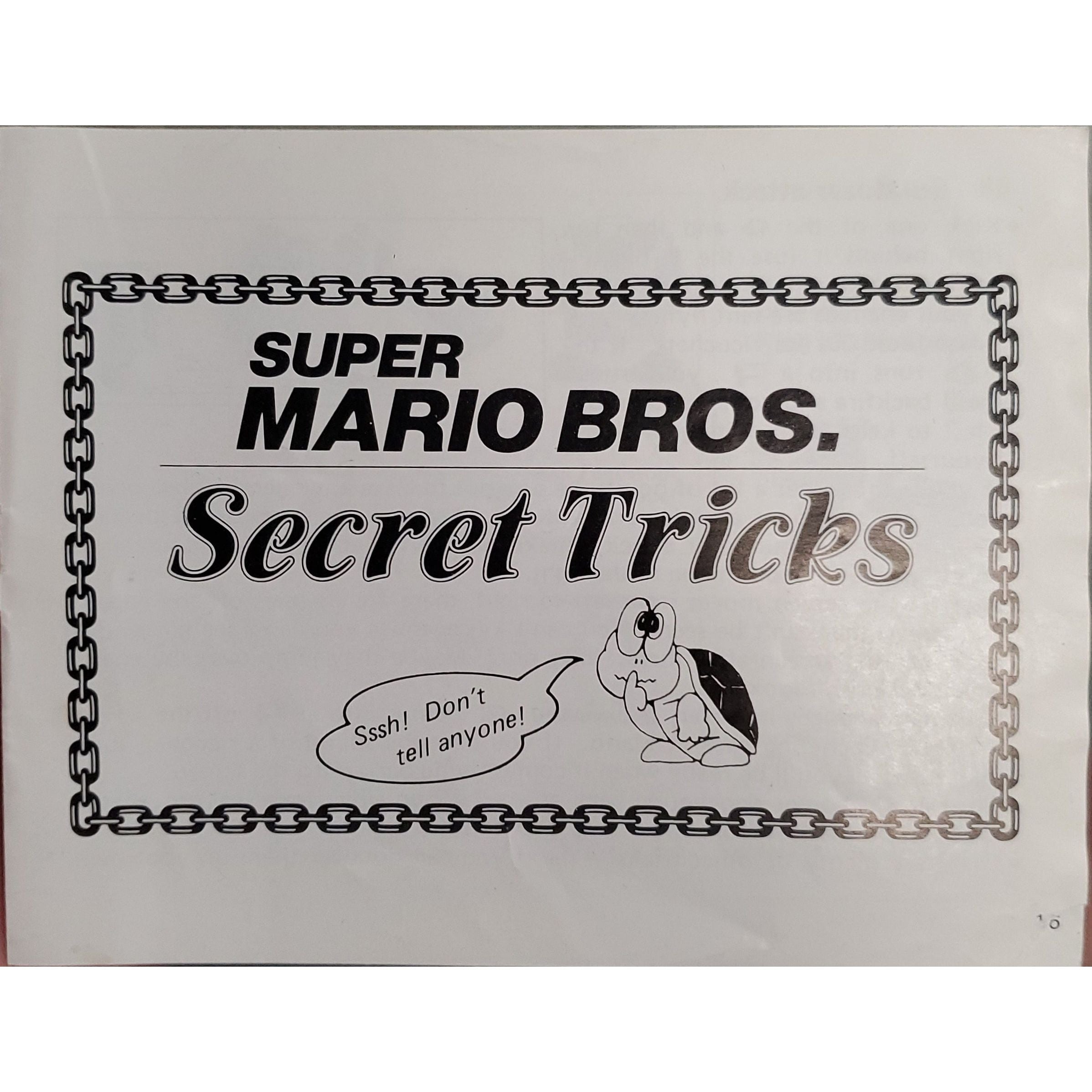 NES - Super Mario Bros Secret Tricks (Manual)