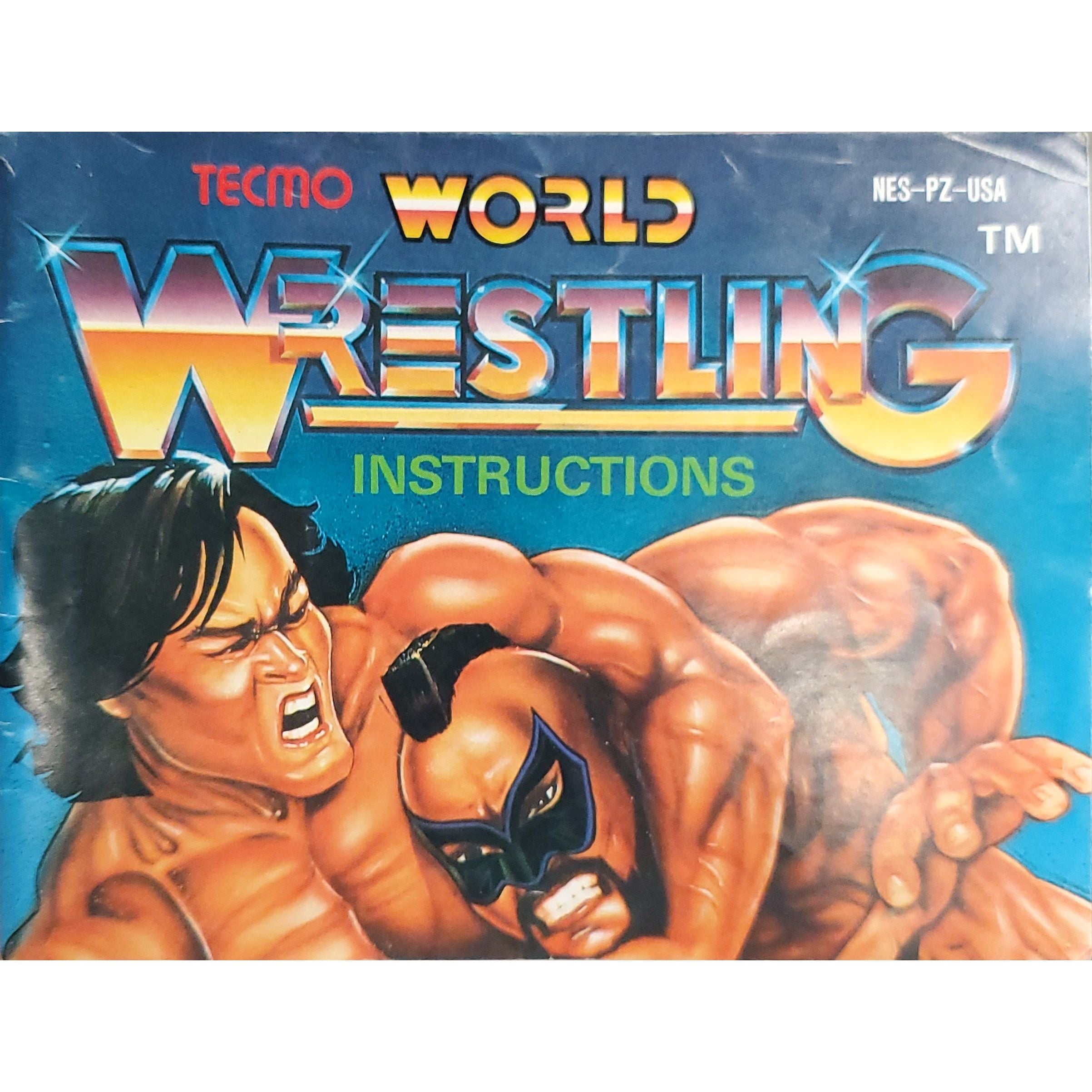NES - World Wrestling (Manual)