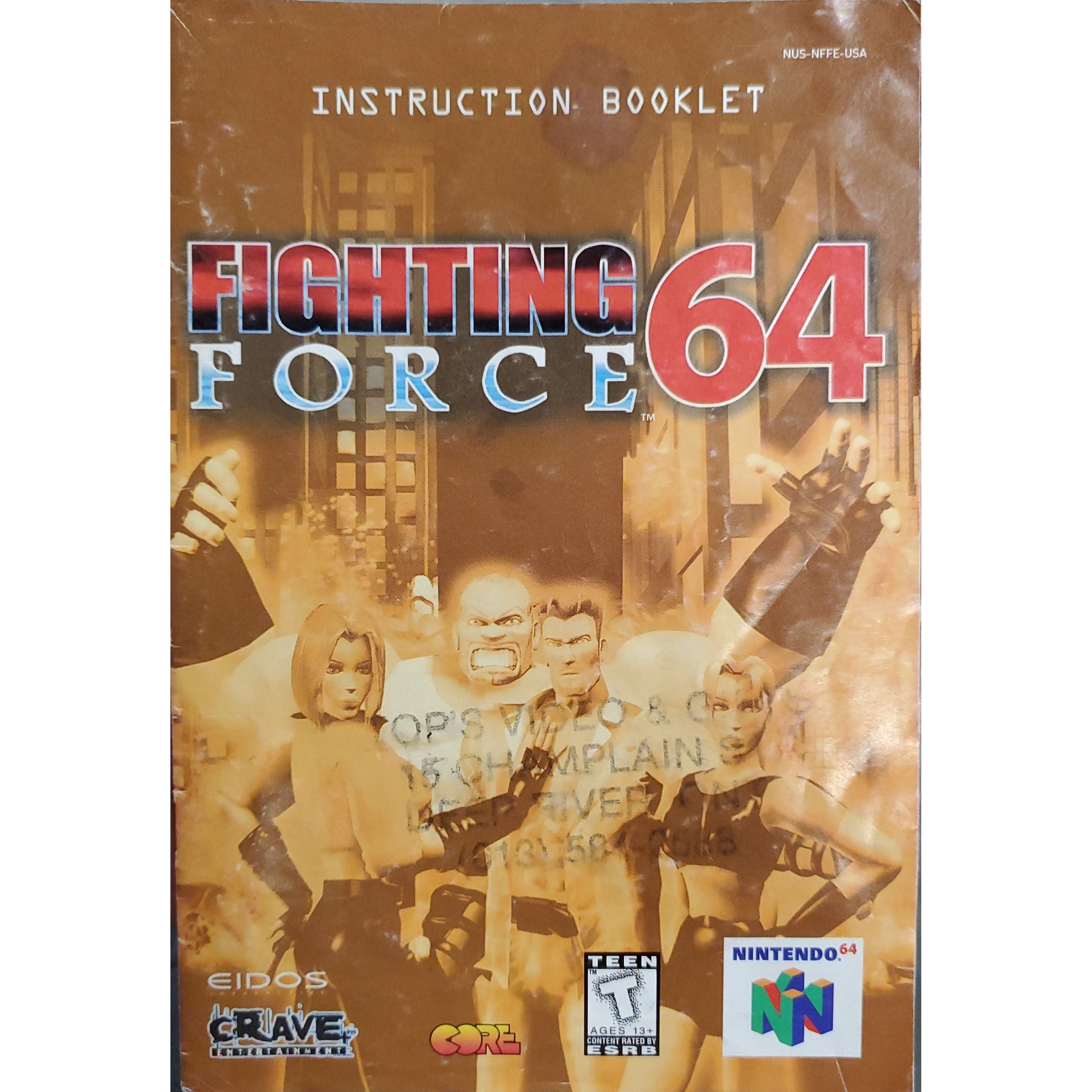 N64 - Fighting Force 64 (Manual)