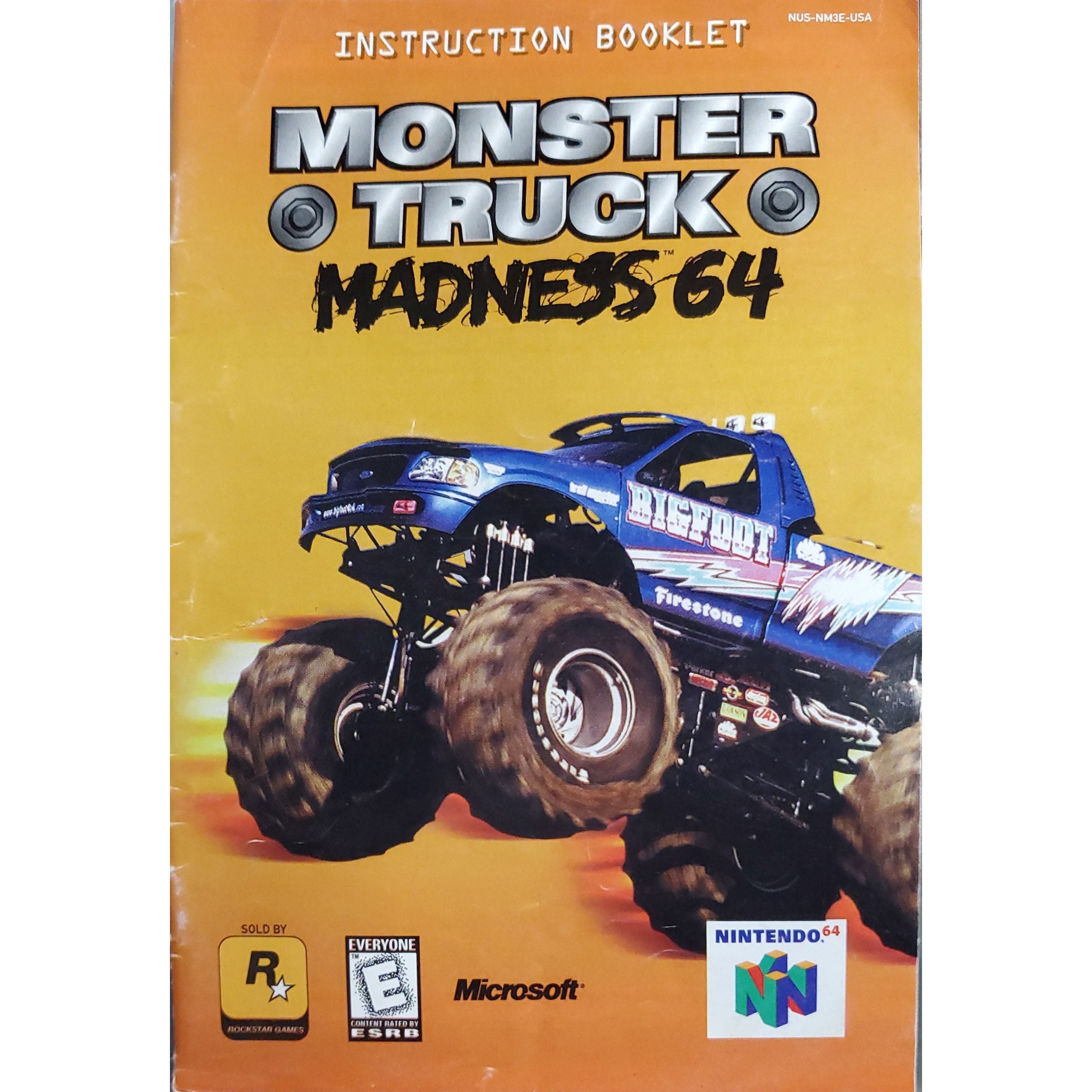 N64 - Monster Truck Madness 64 (Manual)