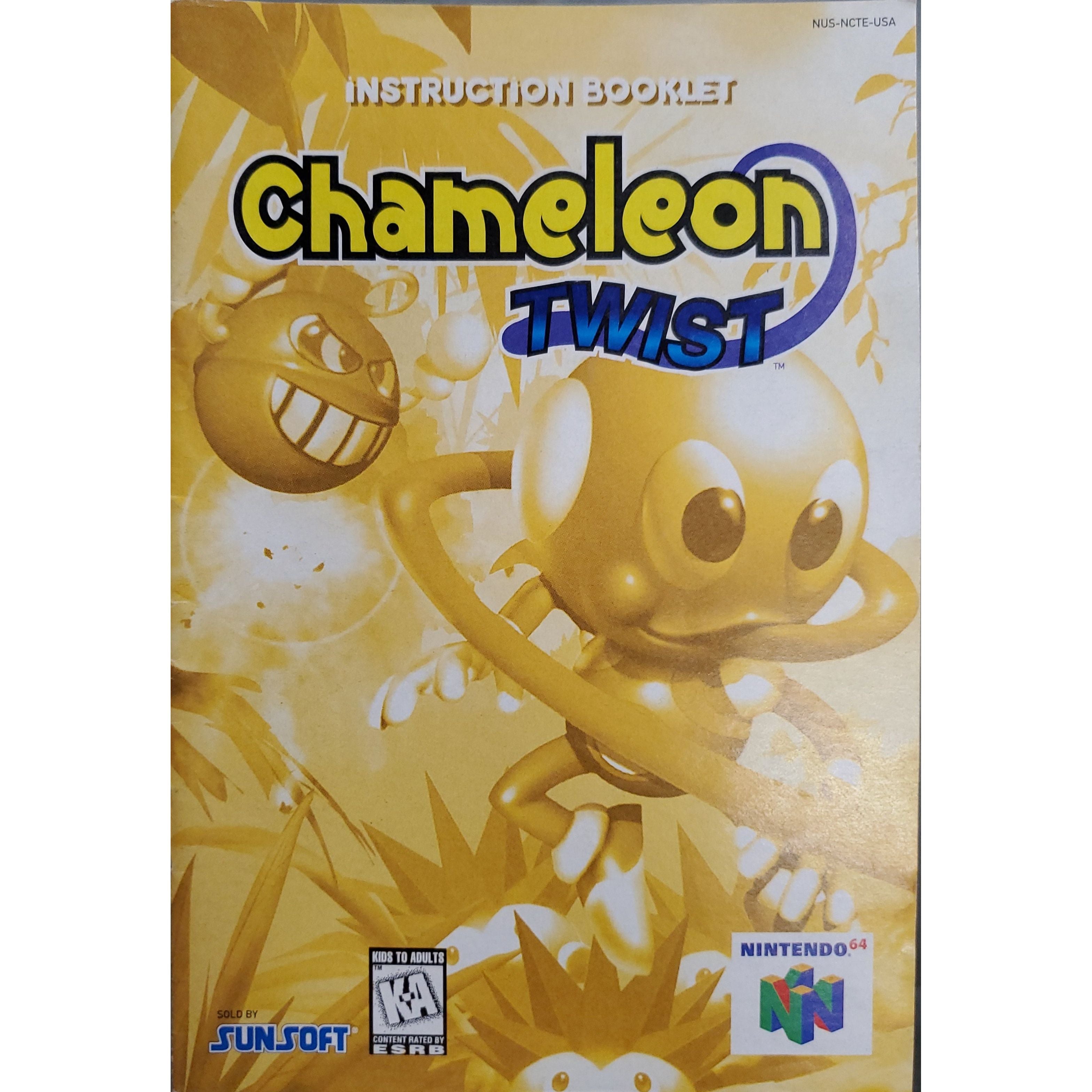 N64 - Chameleon Twist (Manual)