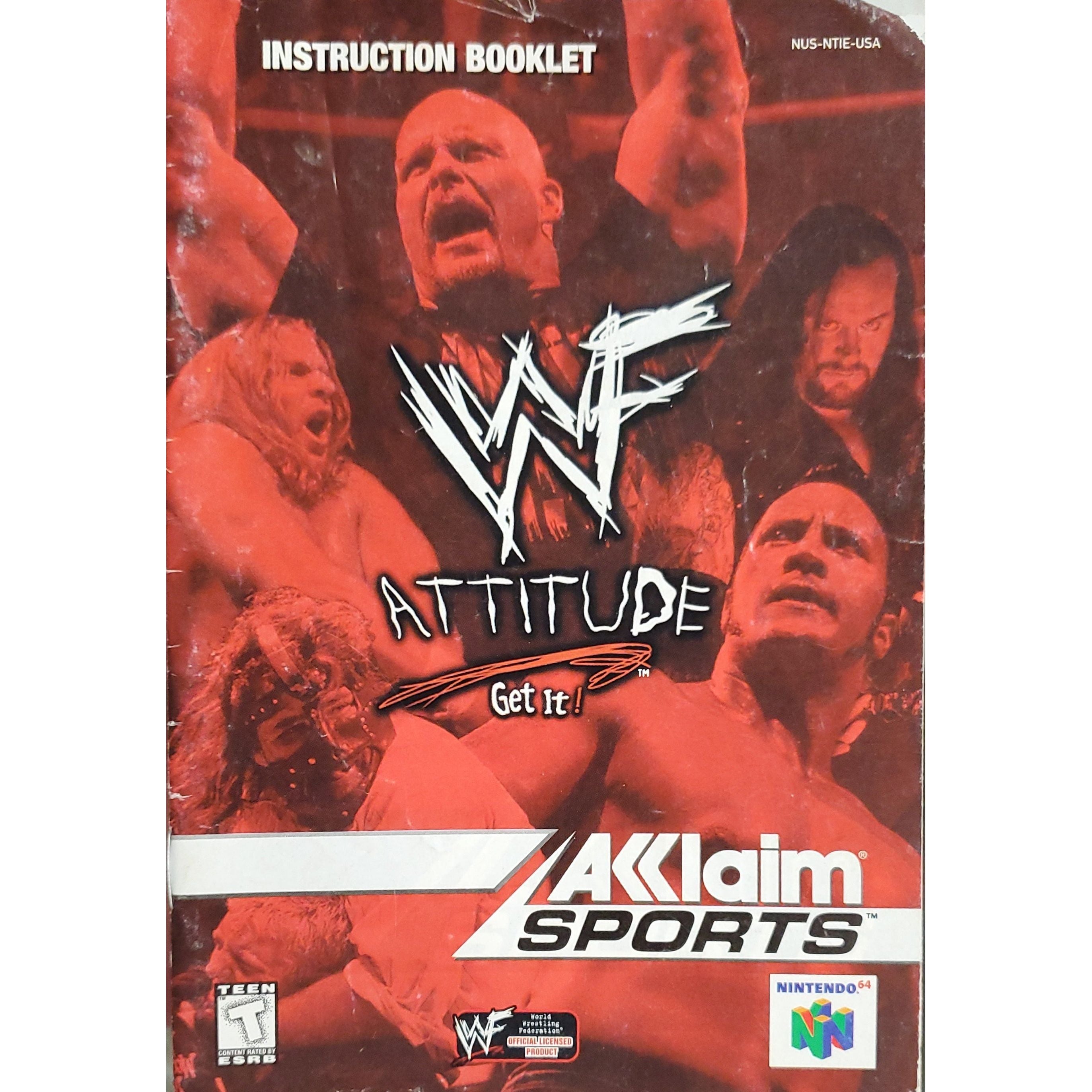 N64 - WWF Attitude (Manual)