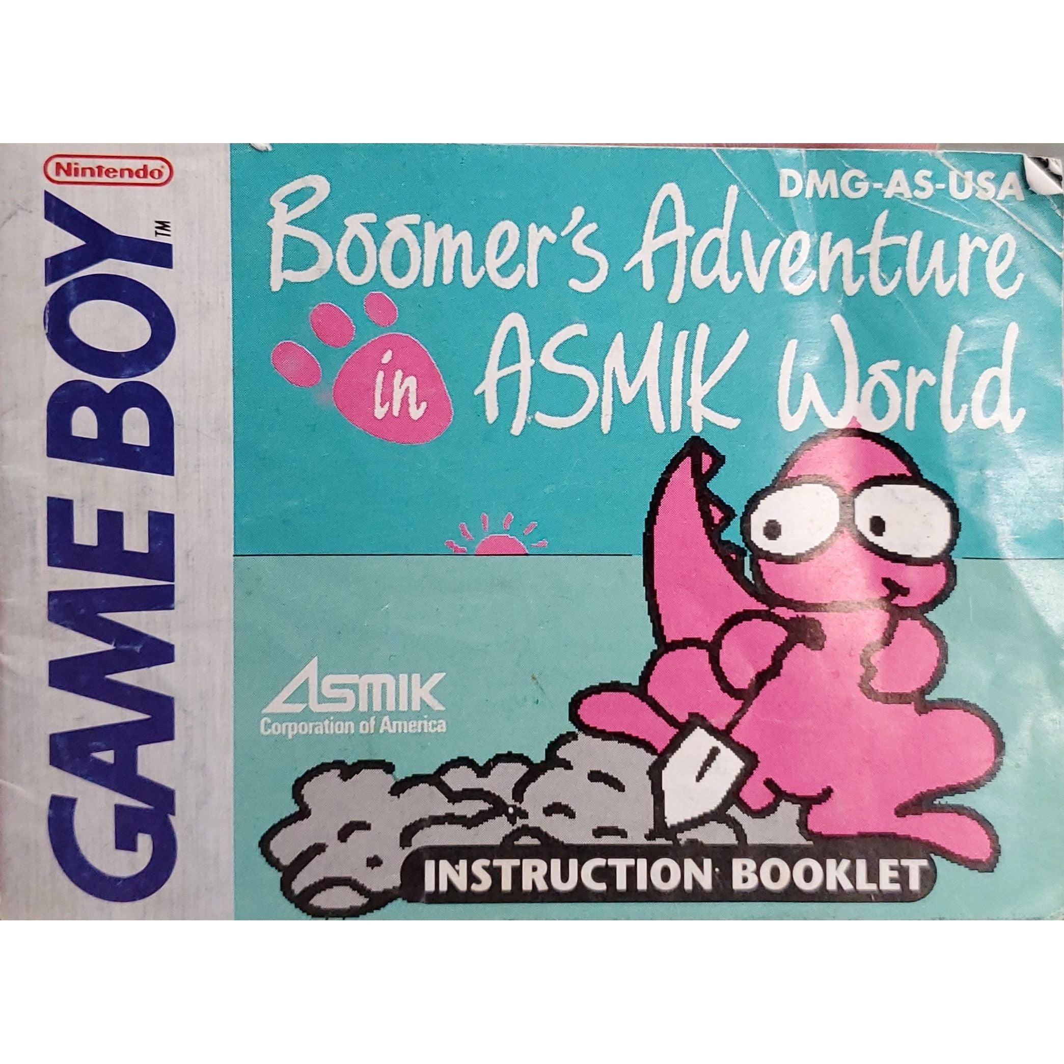 GB - Boomer's Adventure in ASMIK World (Manual)