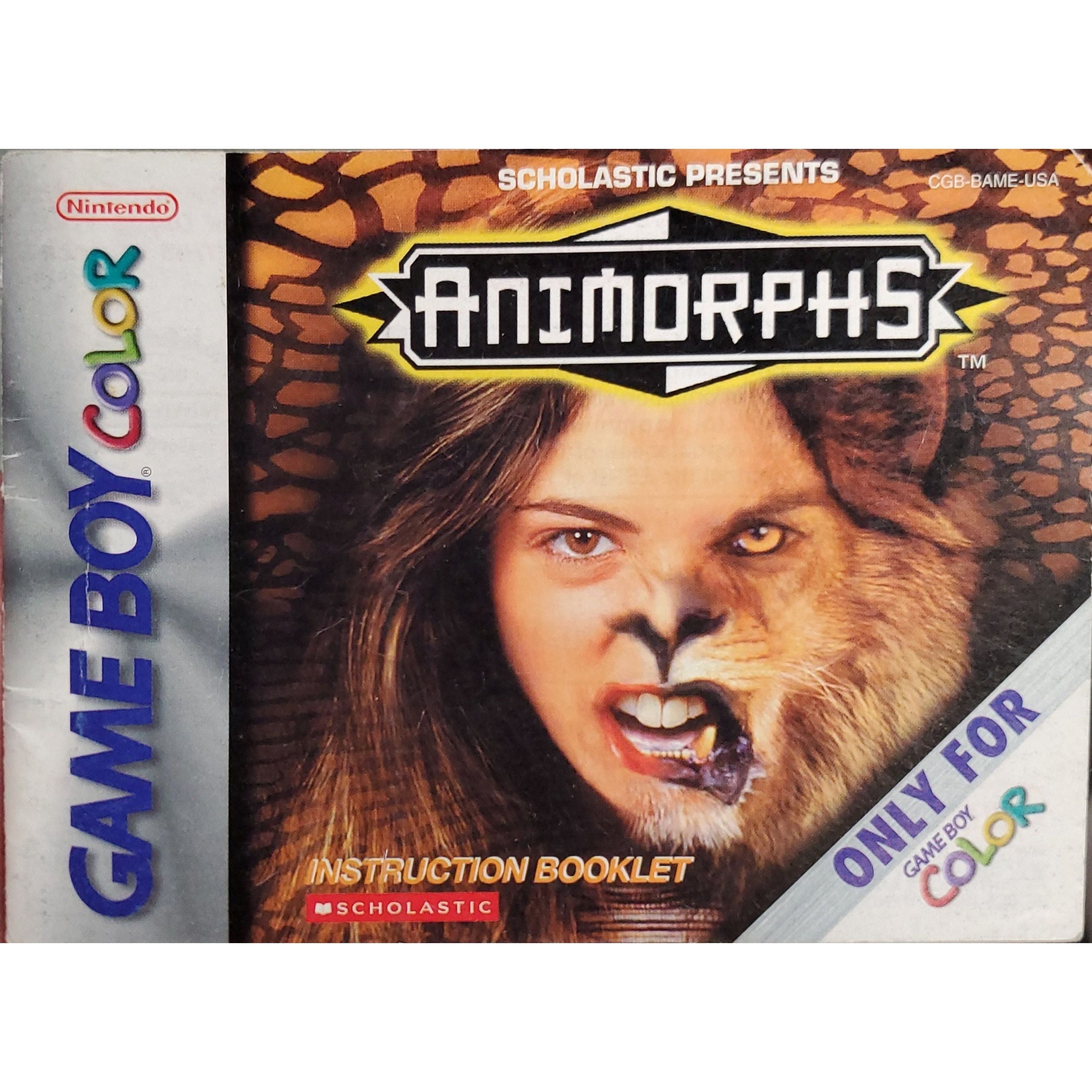 GBC - Animorphs (Manual)