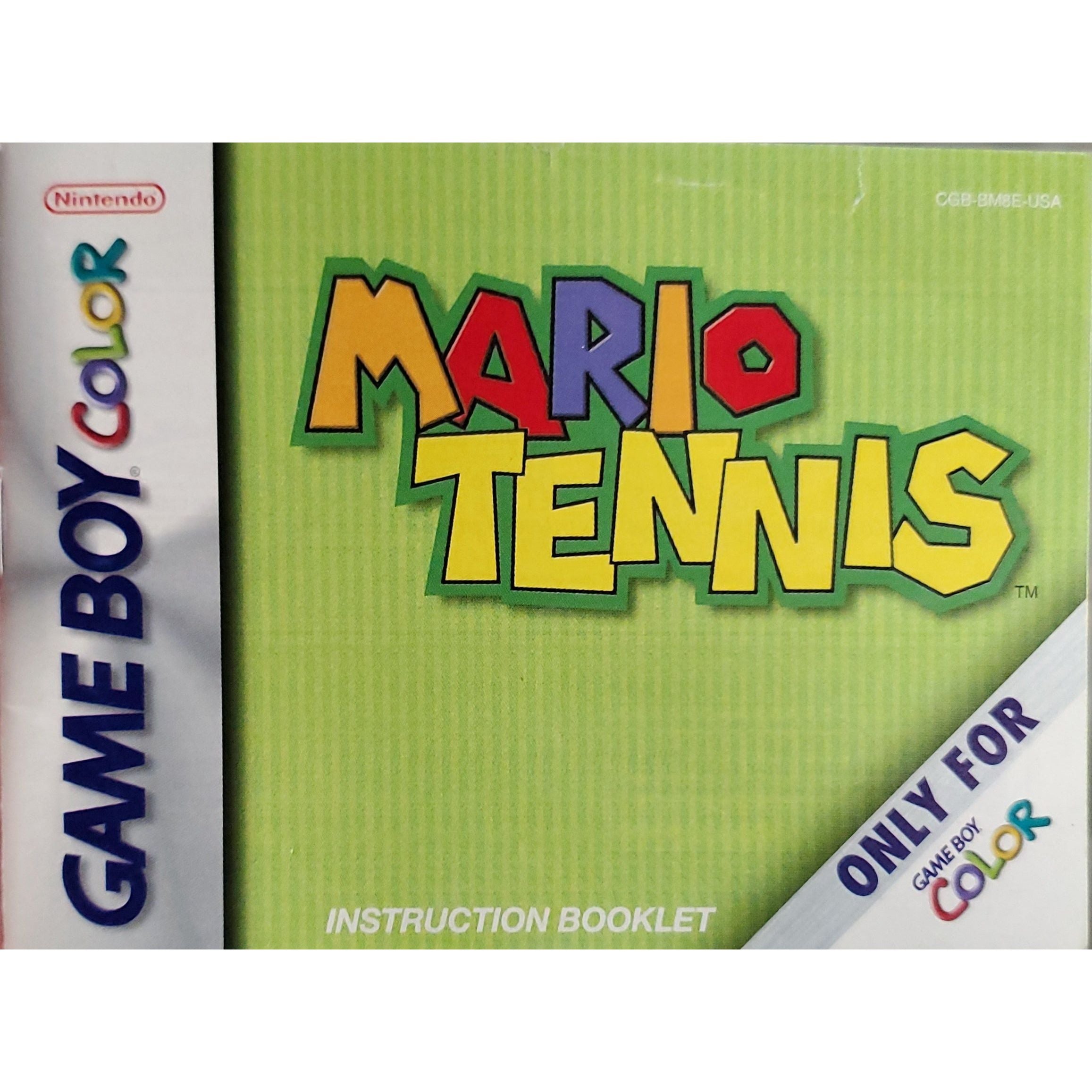 GBC - Mario Tennis (Manual)