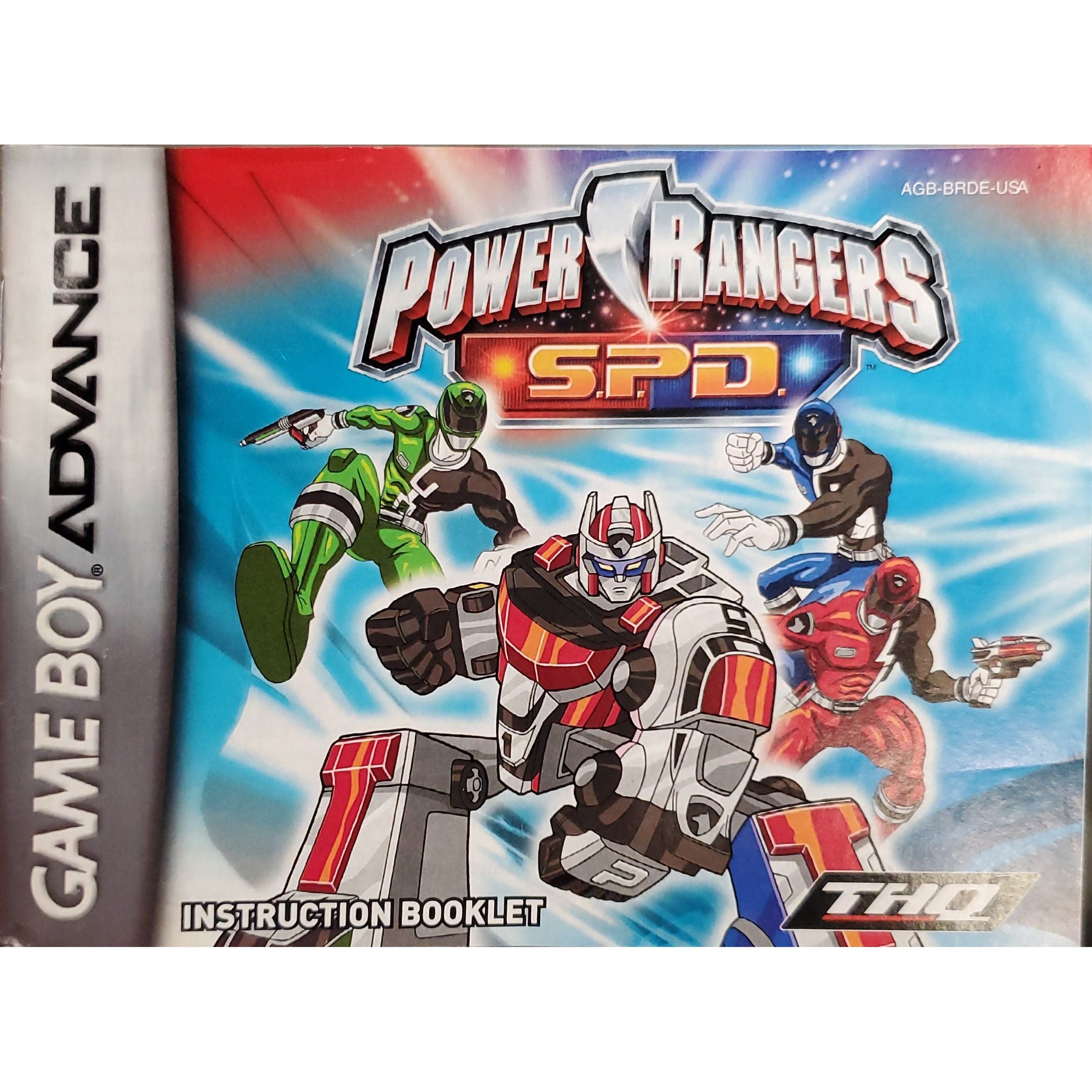 GBA - Power Rangers SPD (Manual)