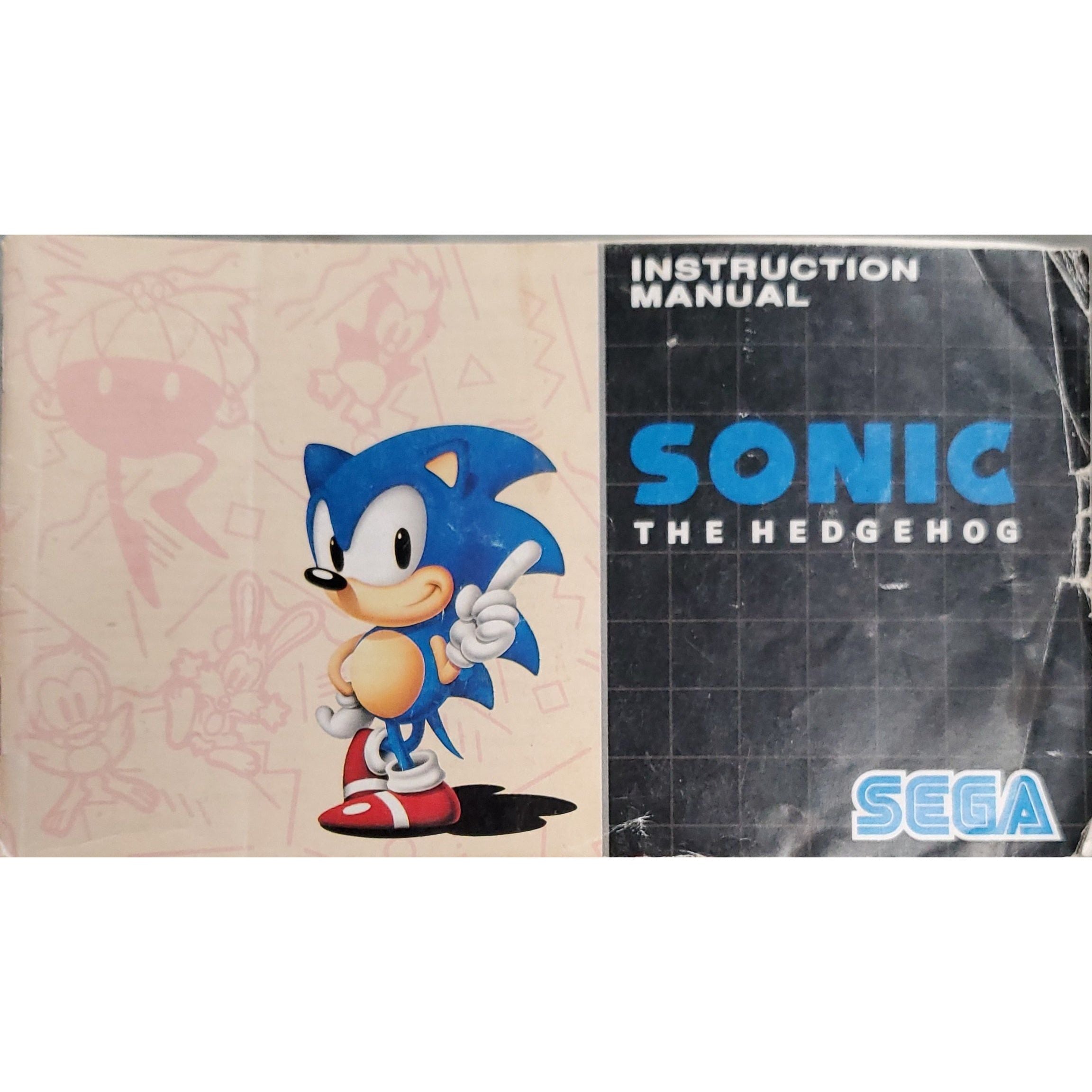 Genesis - Sonic The Hedgehog (Manual/CAD)