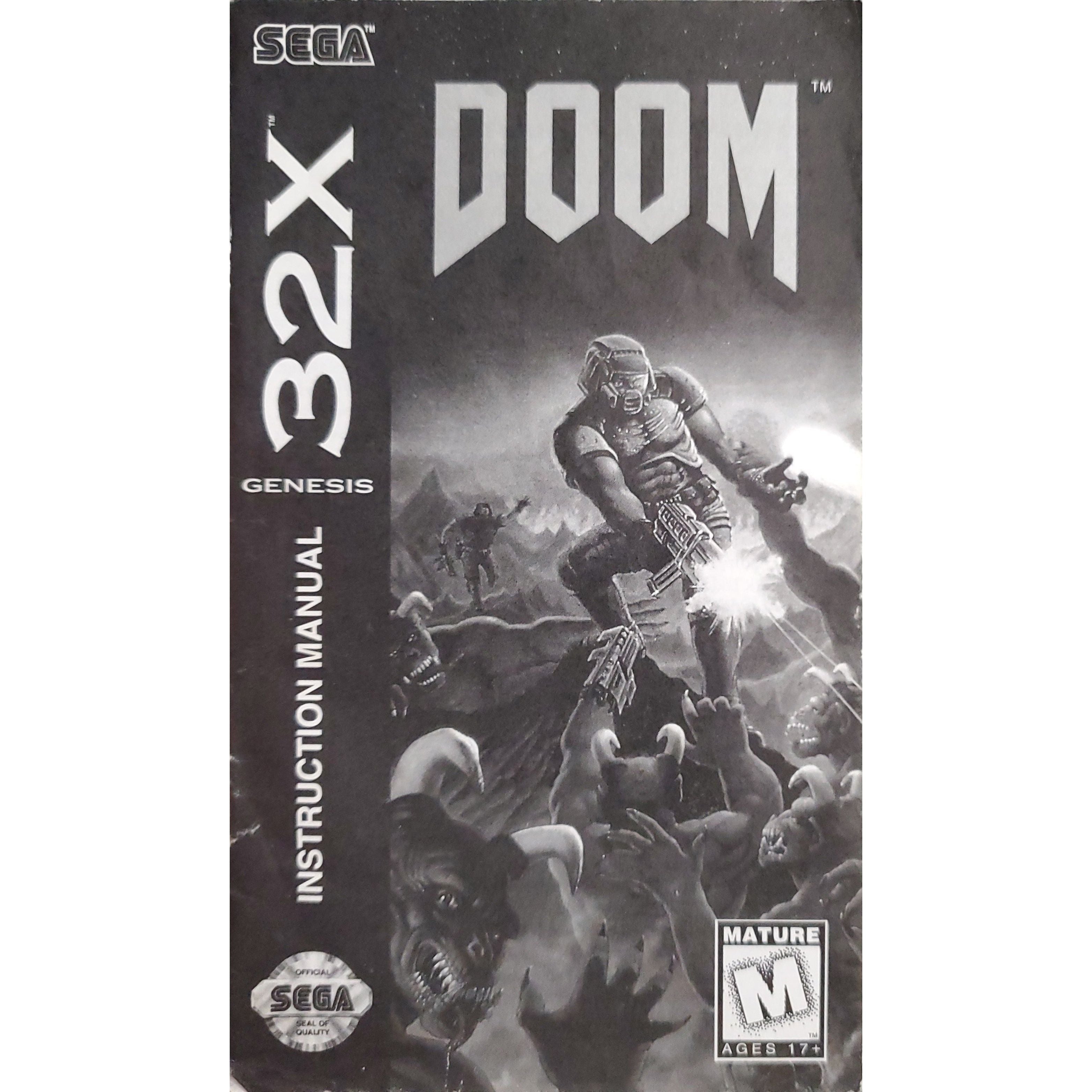 32X - Doom (Manual)