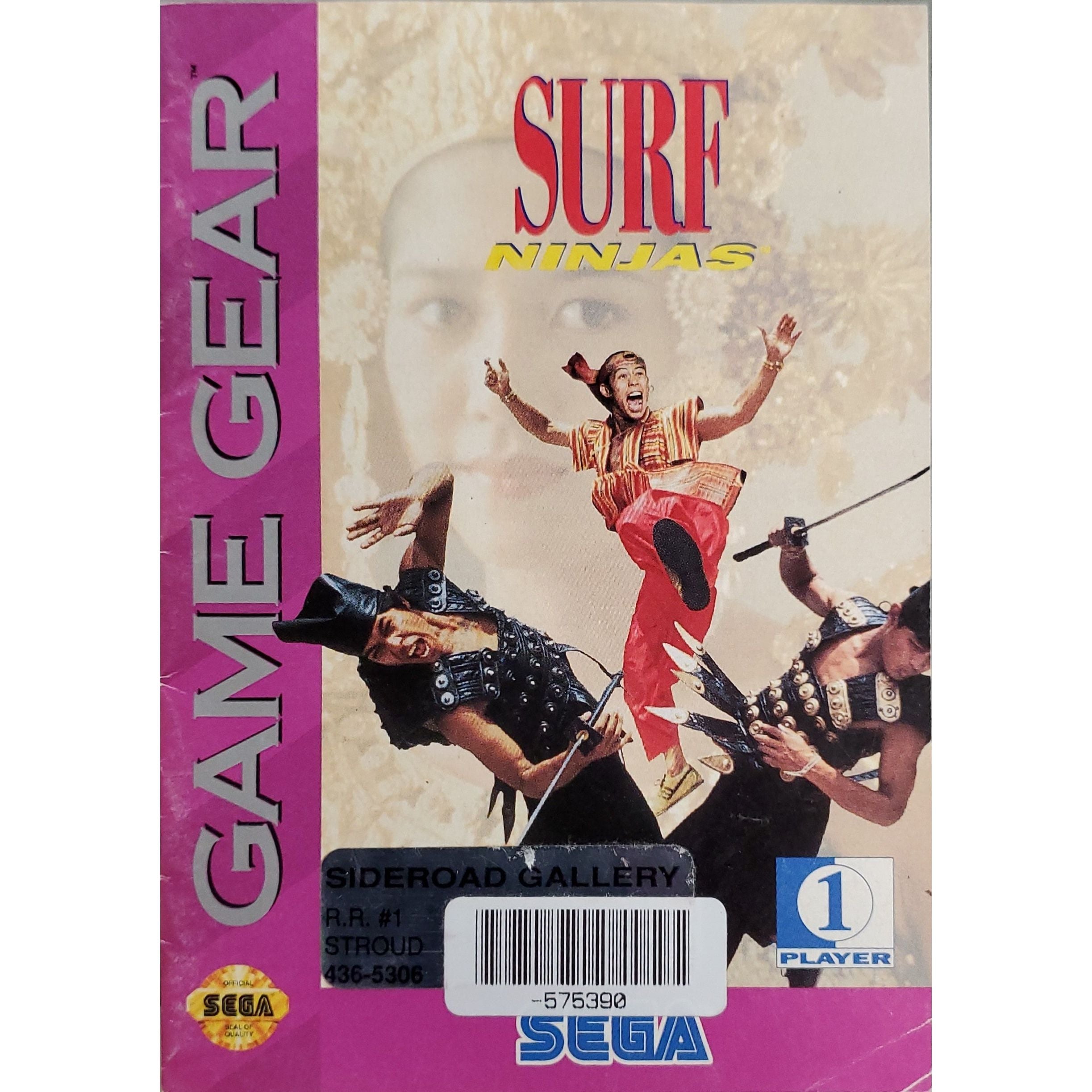 GameGear - Surf Ninjas (Manual)