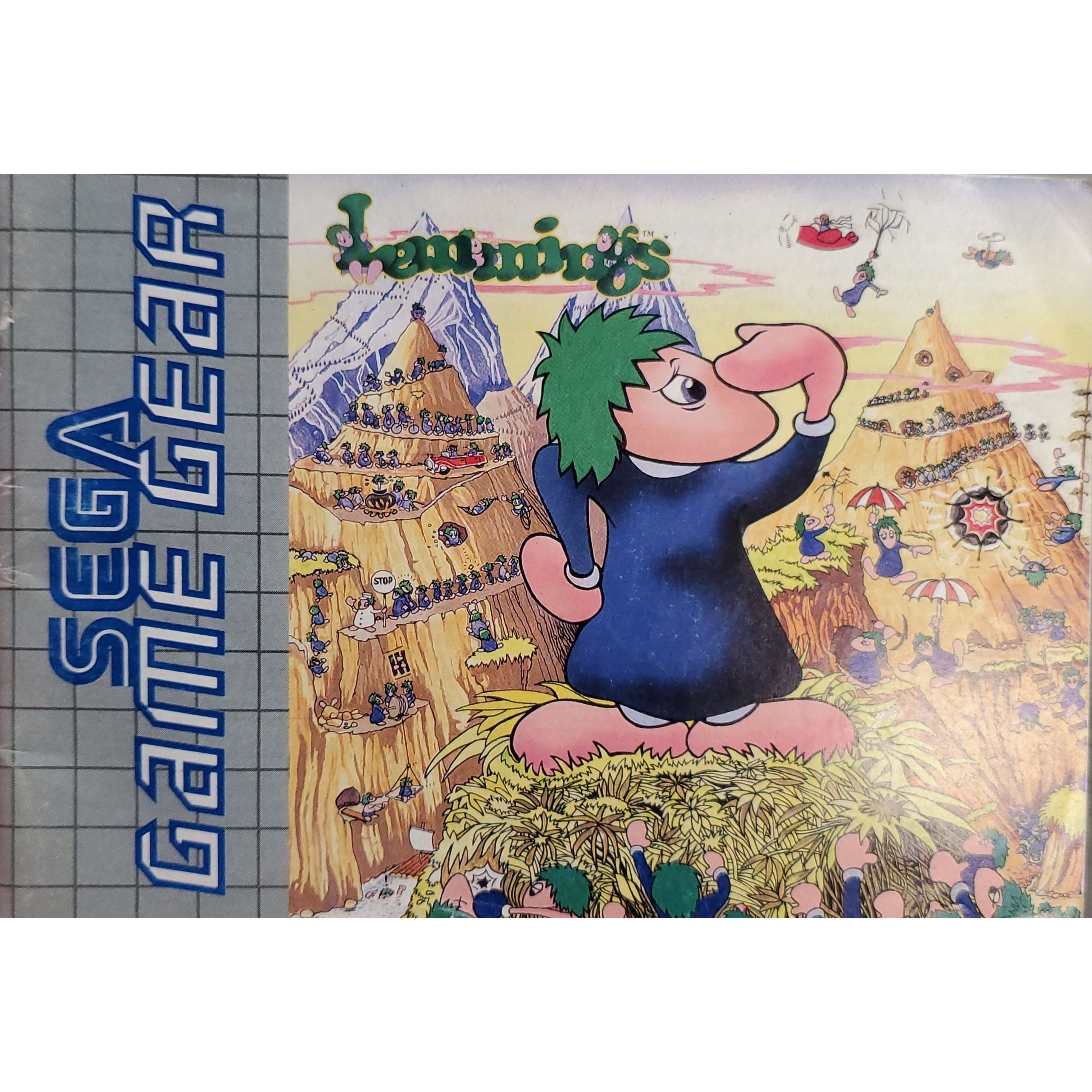 GameGear - Lemmings (Manual)