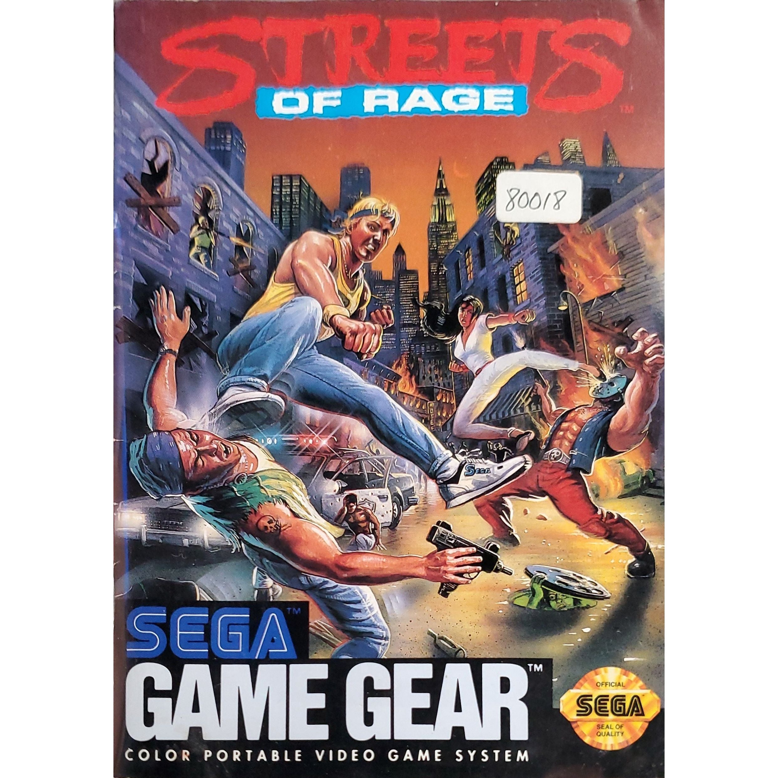GameGear - Streets of Rage (Manual)