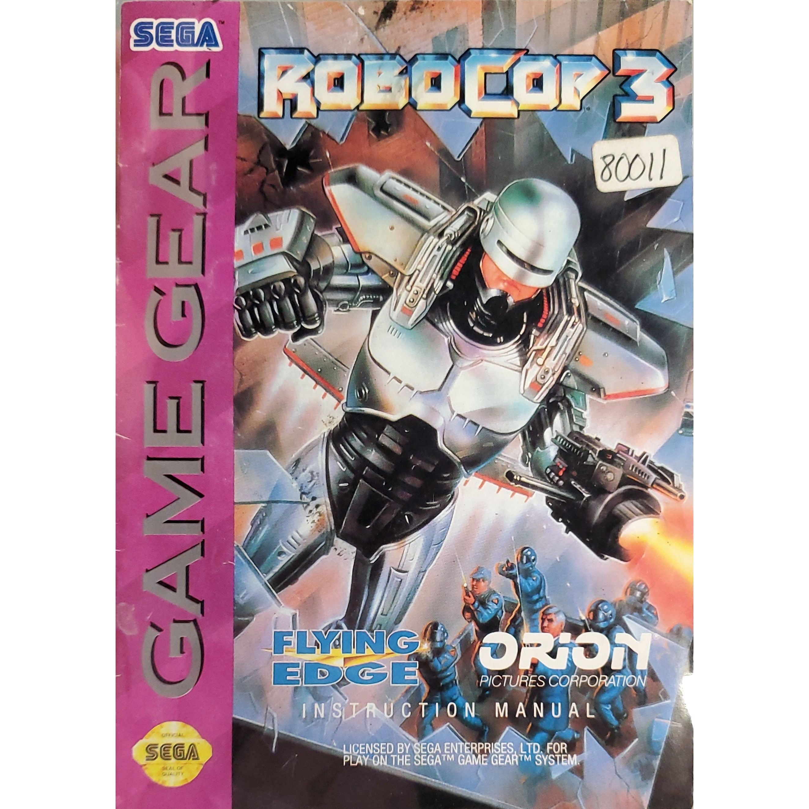 GameGear - Robocop 3 (Manual)