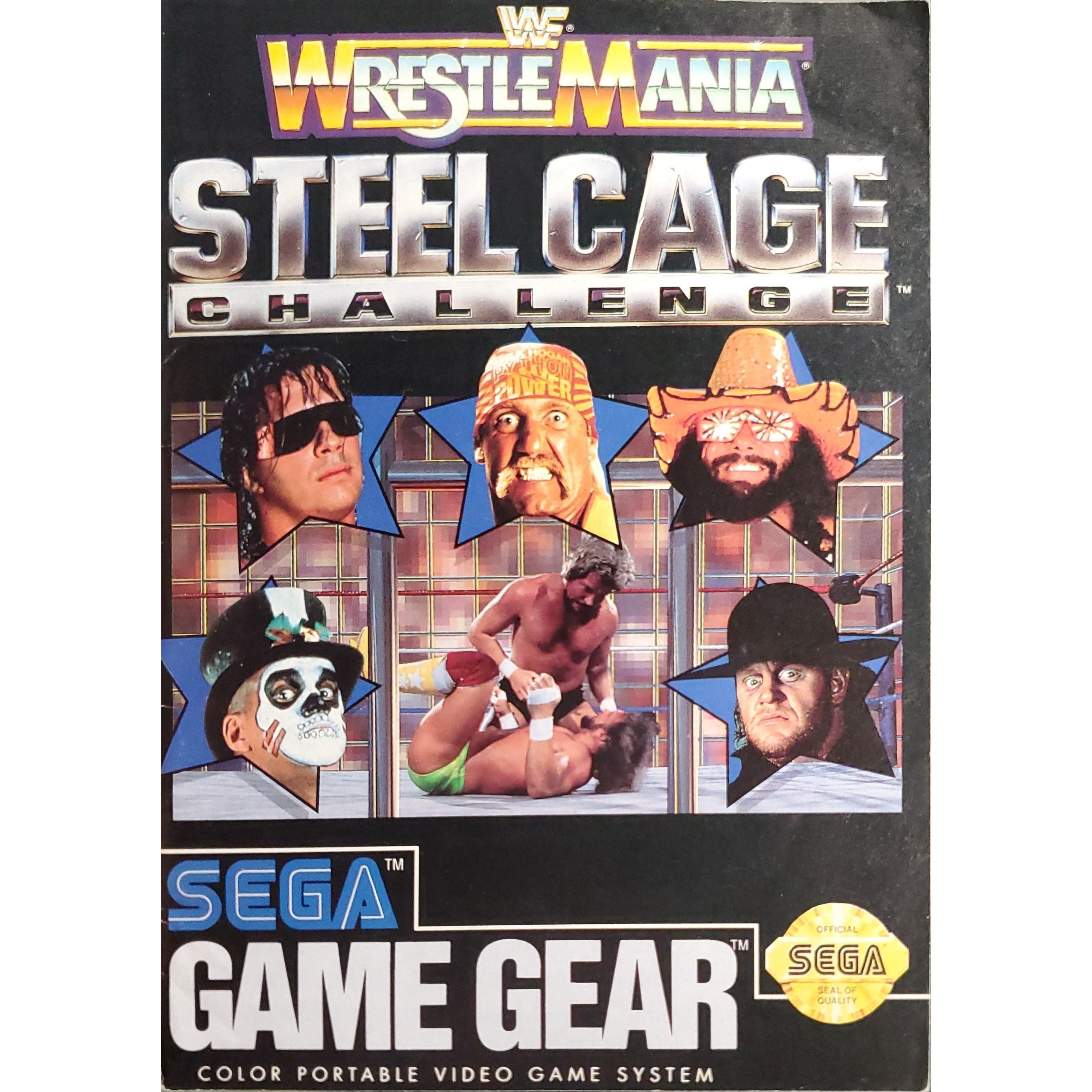 GameGear - WWF Wrestlemania Steel Cage (Manual)
