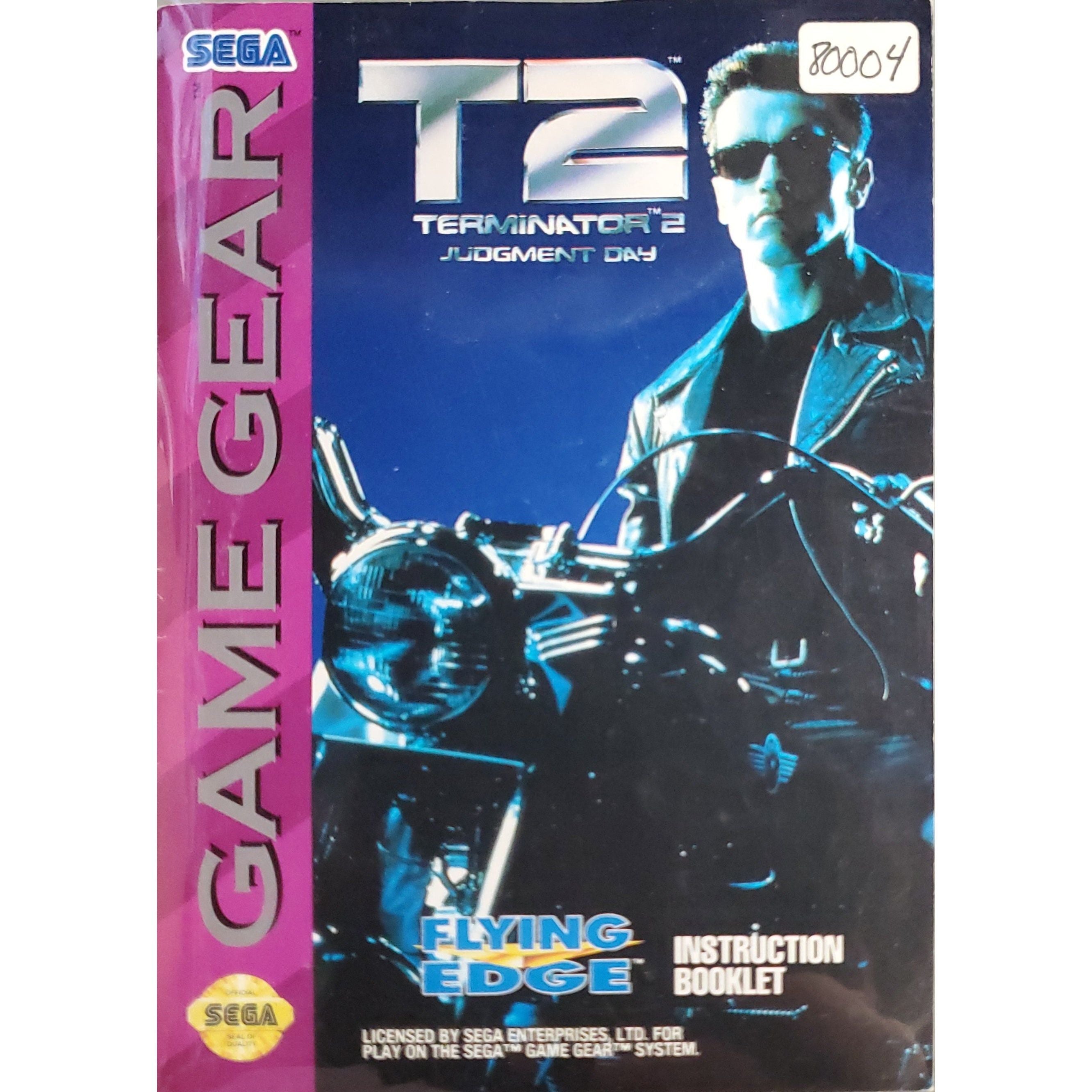GameGear - T2 Terminator 2 Judgement Day (Manual)