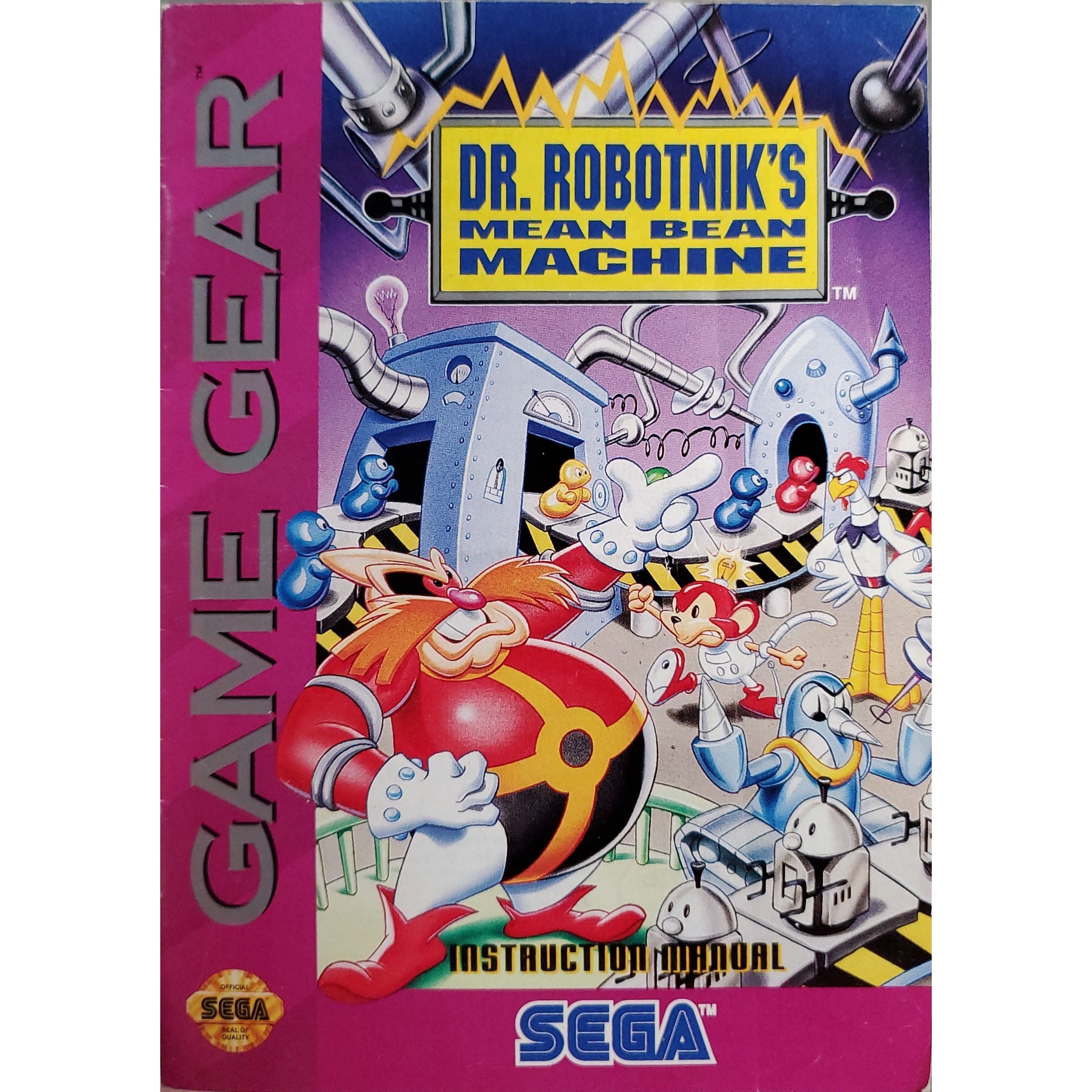 GameGear - Dr. Robotnik's Mean Bean Machine (Manual)