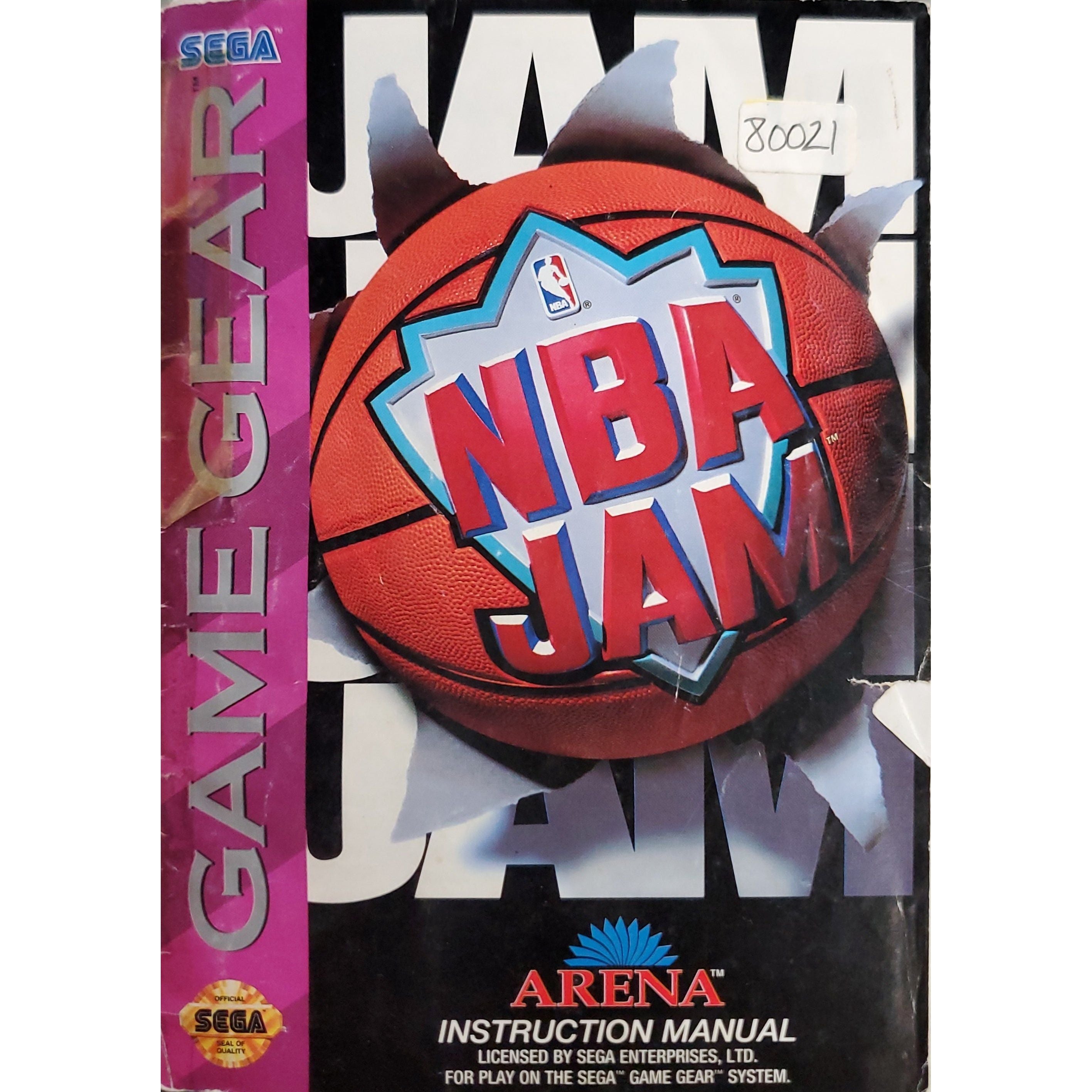 GameGear - NBA Jam (Manual)