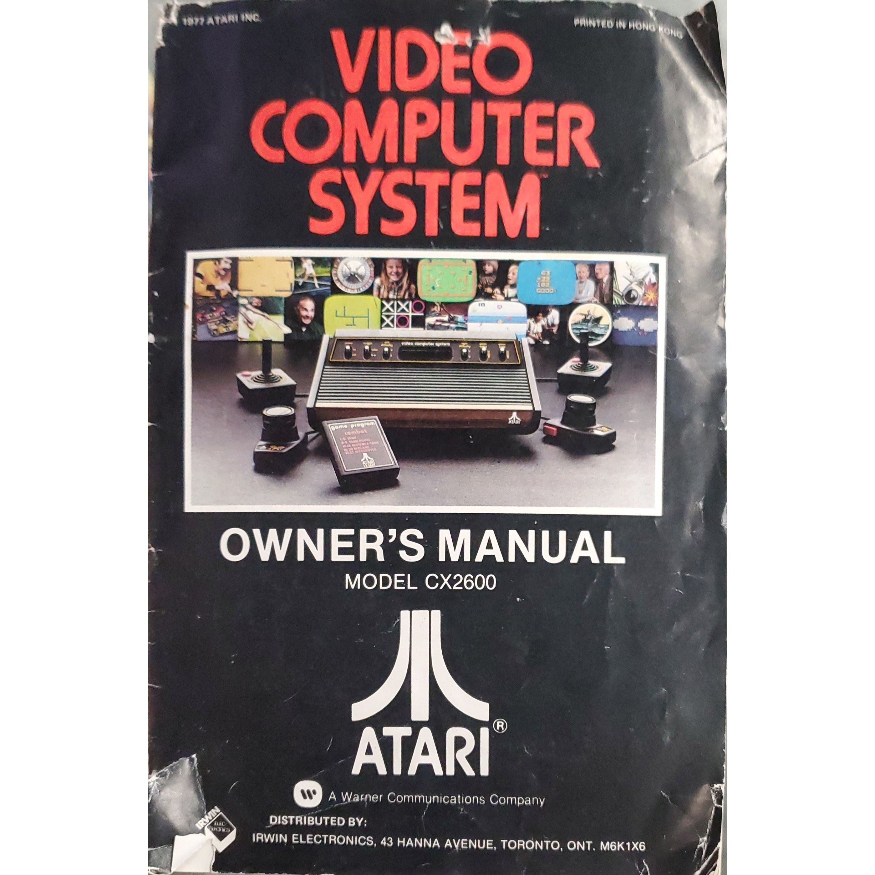 Atari 2600 Owner's Manual