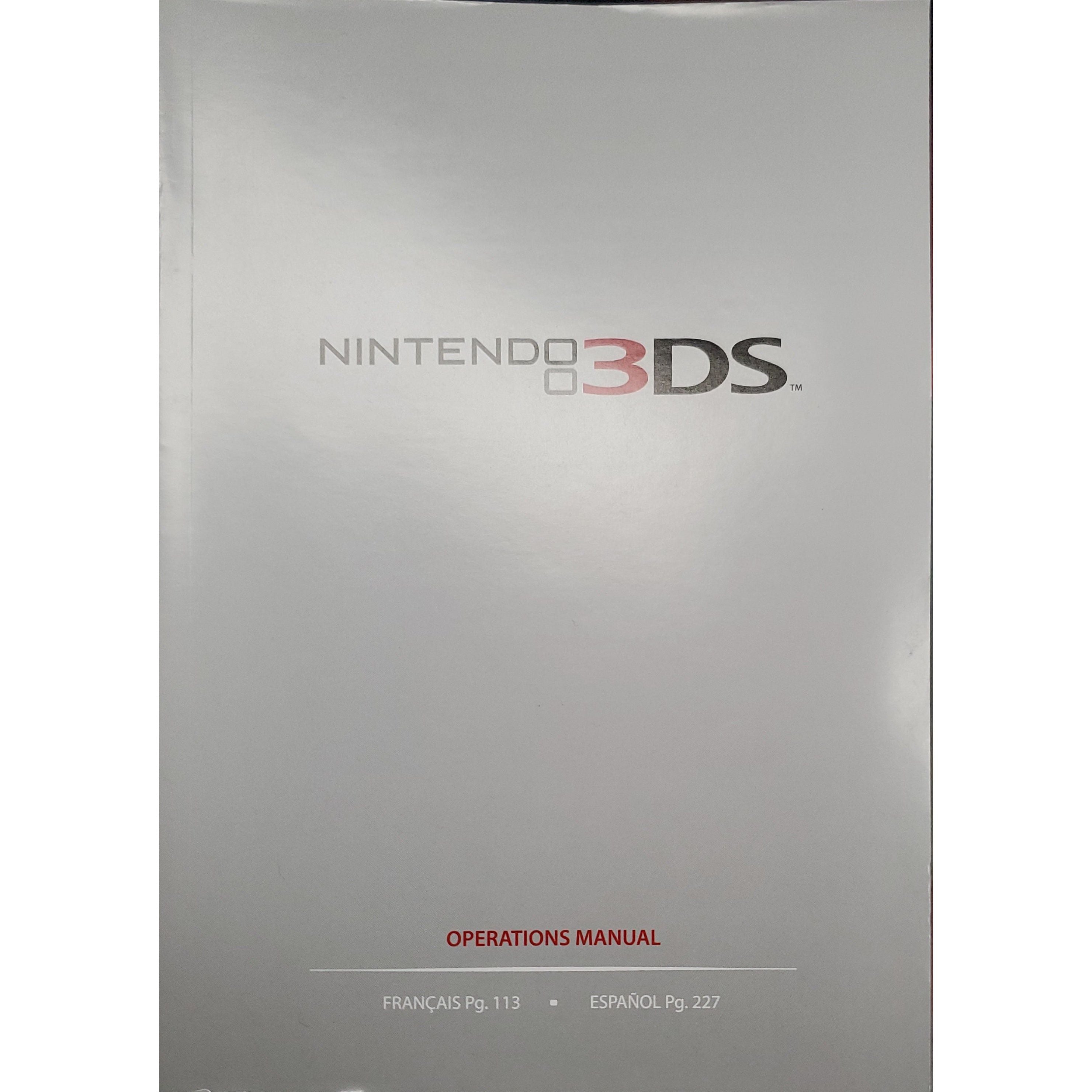 Nintendo 3DS Operations Manual & Quick Start Guide