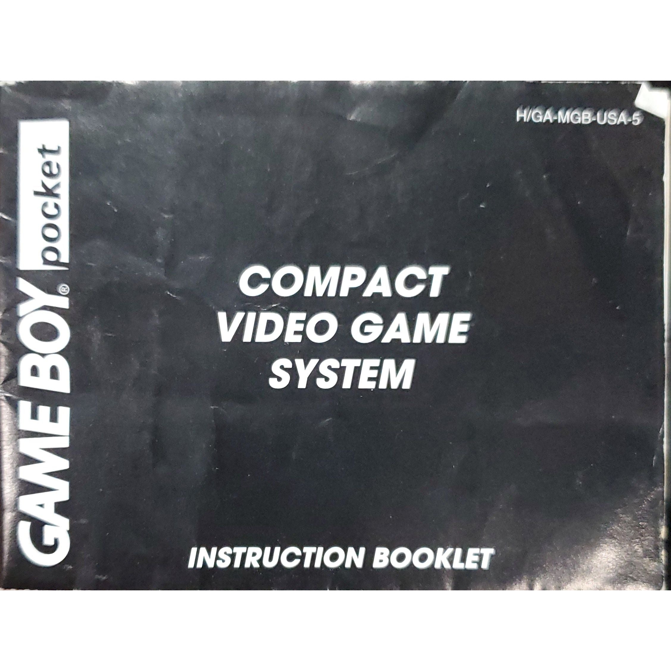 Nintendo Gameboy Pocket Instruction Manual (H/GA-MGB-USA-5)