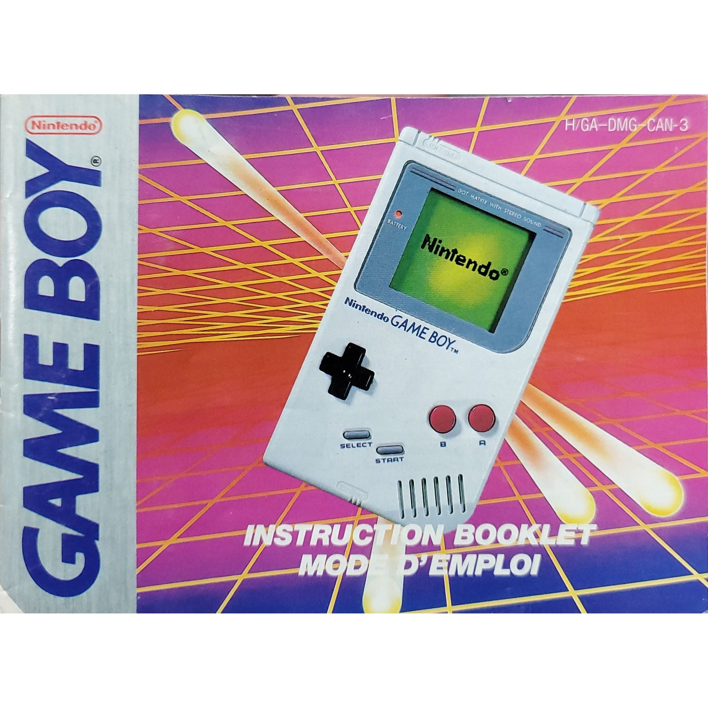 Nintendo Gameboy Instruction Manual
