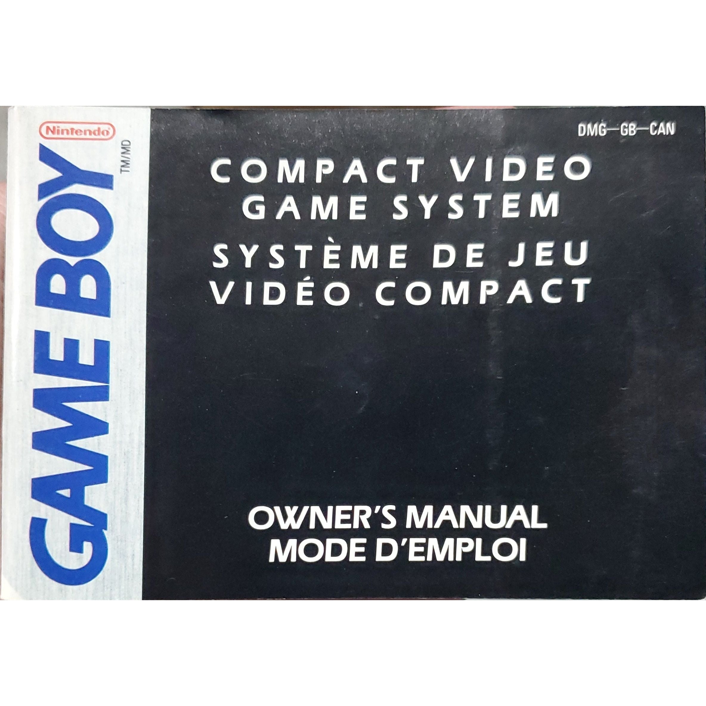 Nintendo Gameboy Instruction Manual