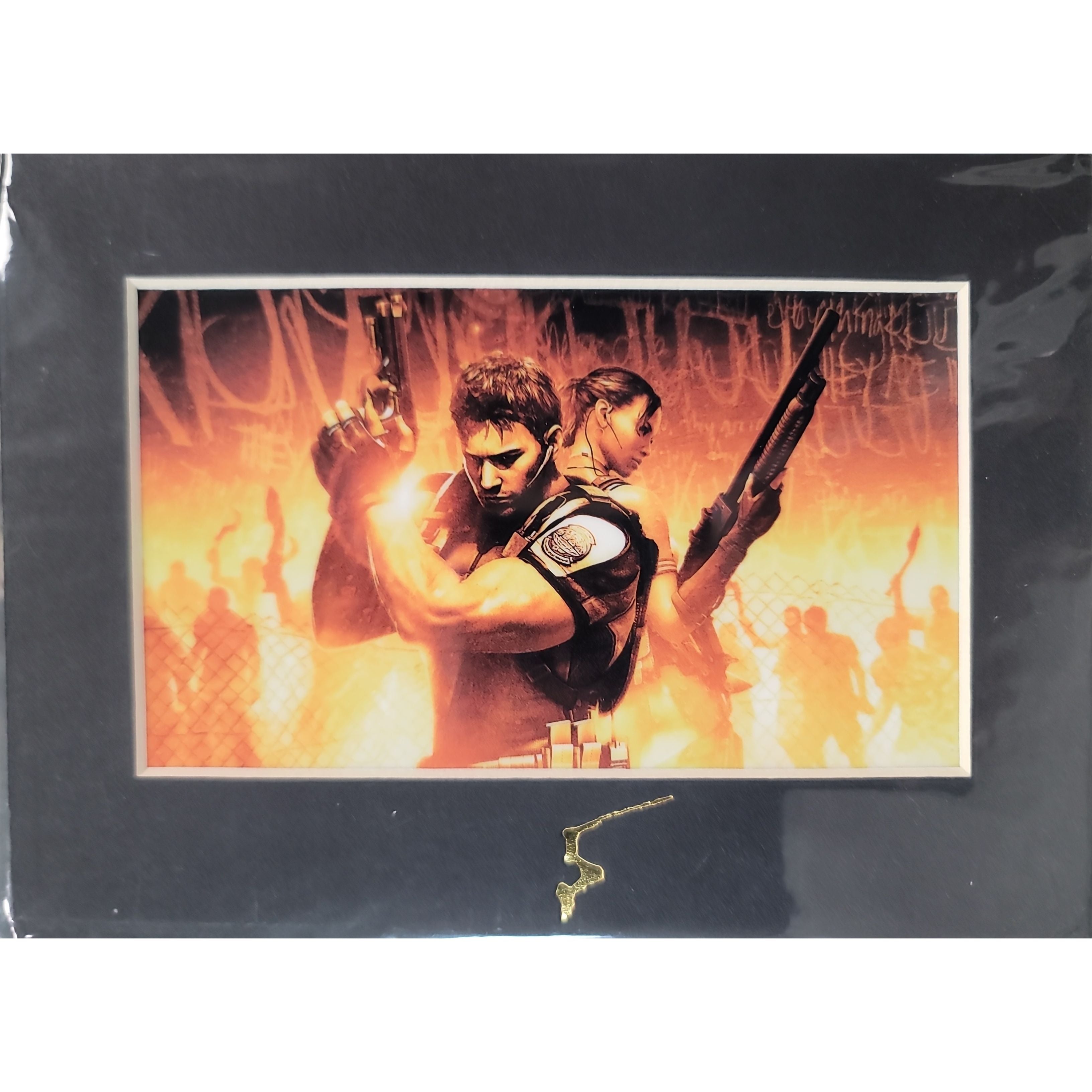 Resident Evil 5 Limited Edition Laser Cel