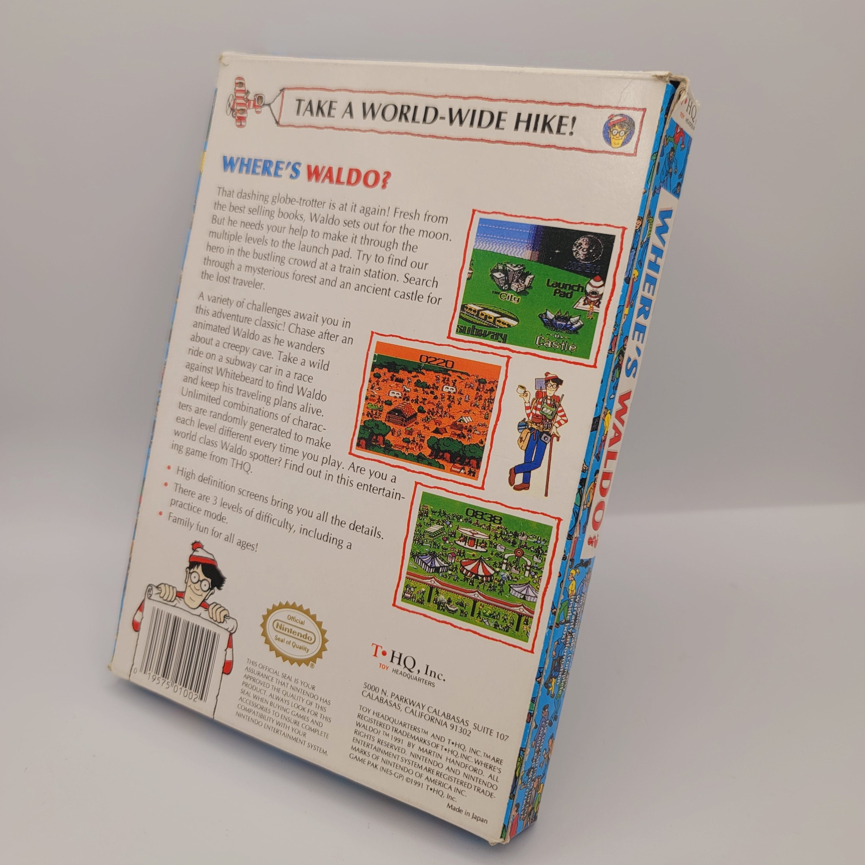 NES - Where's Waldo? (Complete in Box / C+ / With Manual)