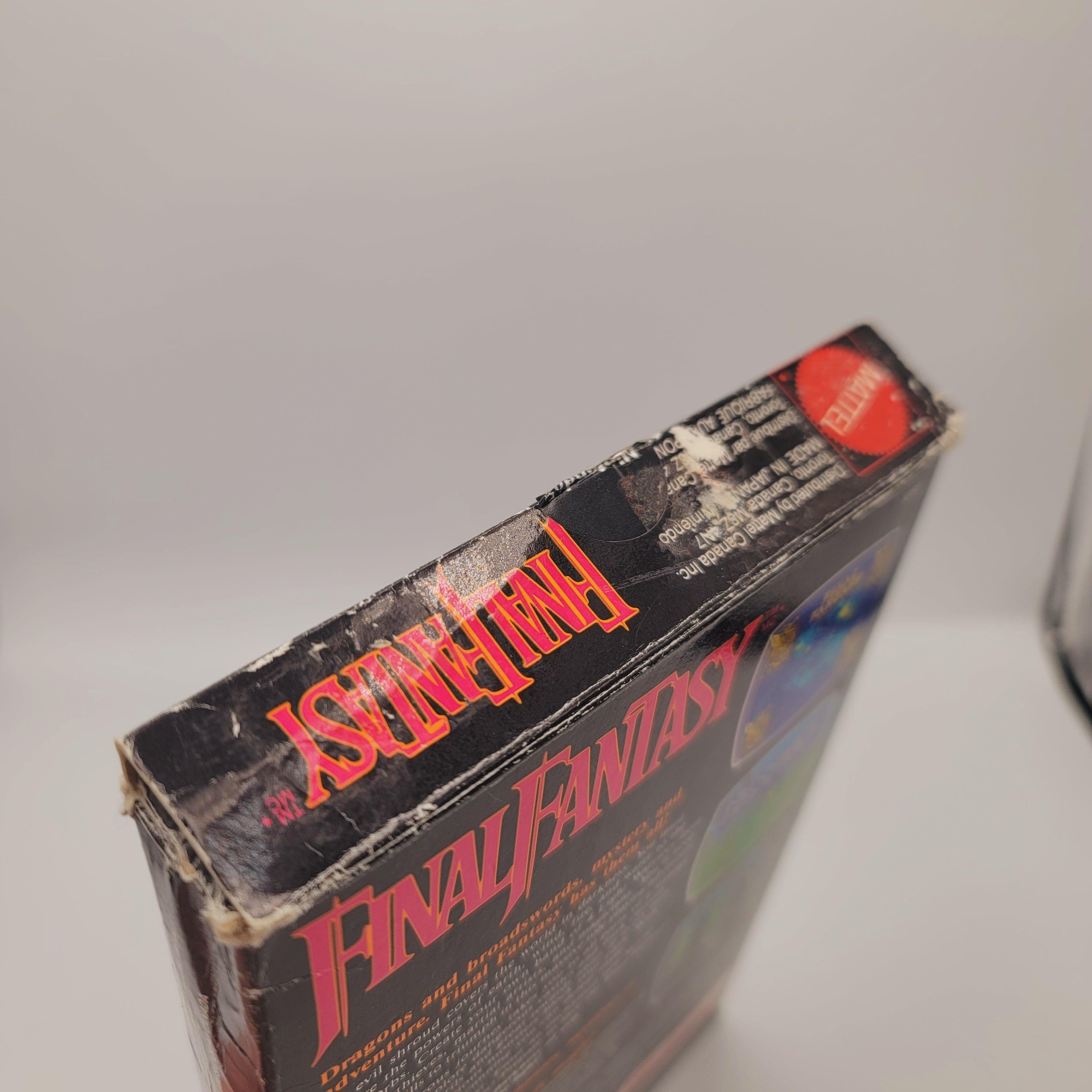 NES - Final Fantasy (Complete In Box / C- / With Rough Manual and Maps)