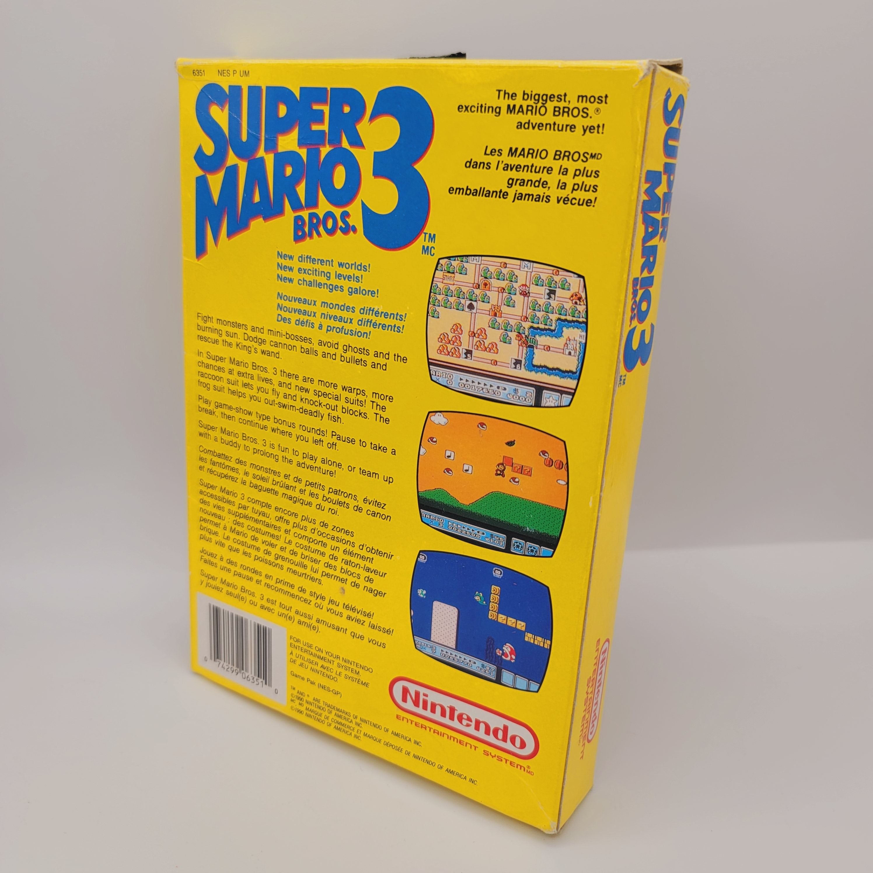 NES - Super Mario Bros 3 (Complete In Box / B / With Manual)