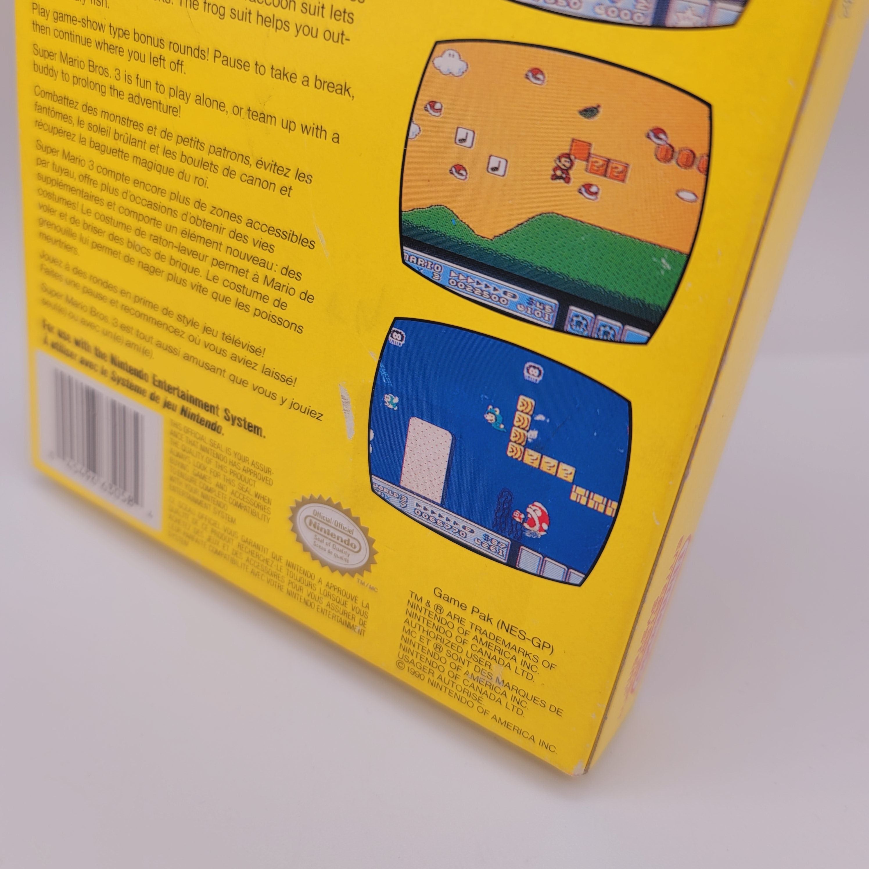 NES - Super Mario Bros 3 (Complete In Box / A- / With Manual)