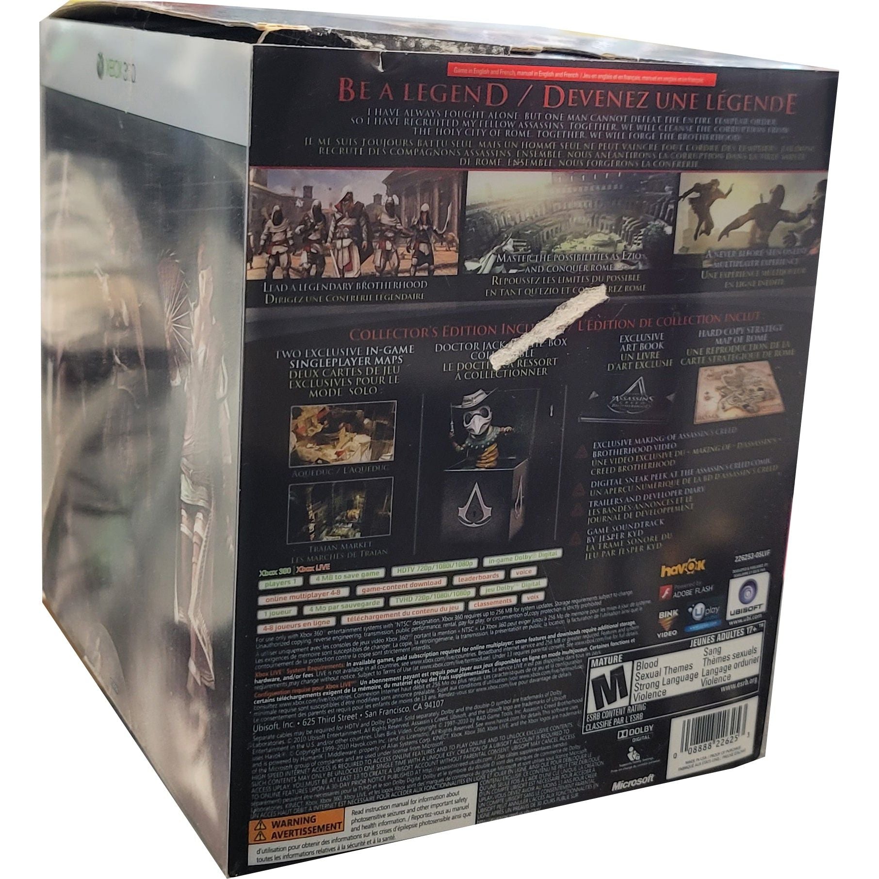 XBOX 360 - Assassin's Creed Brotherhood Collector's Edition