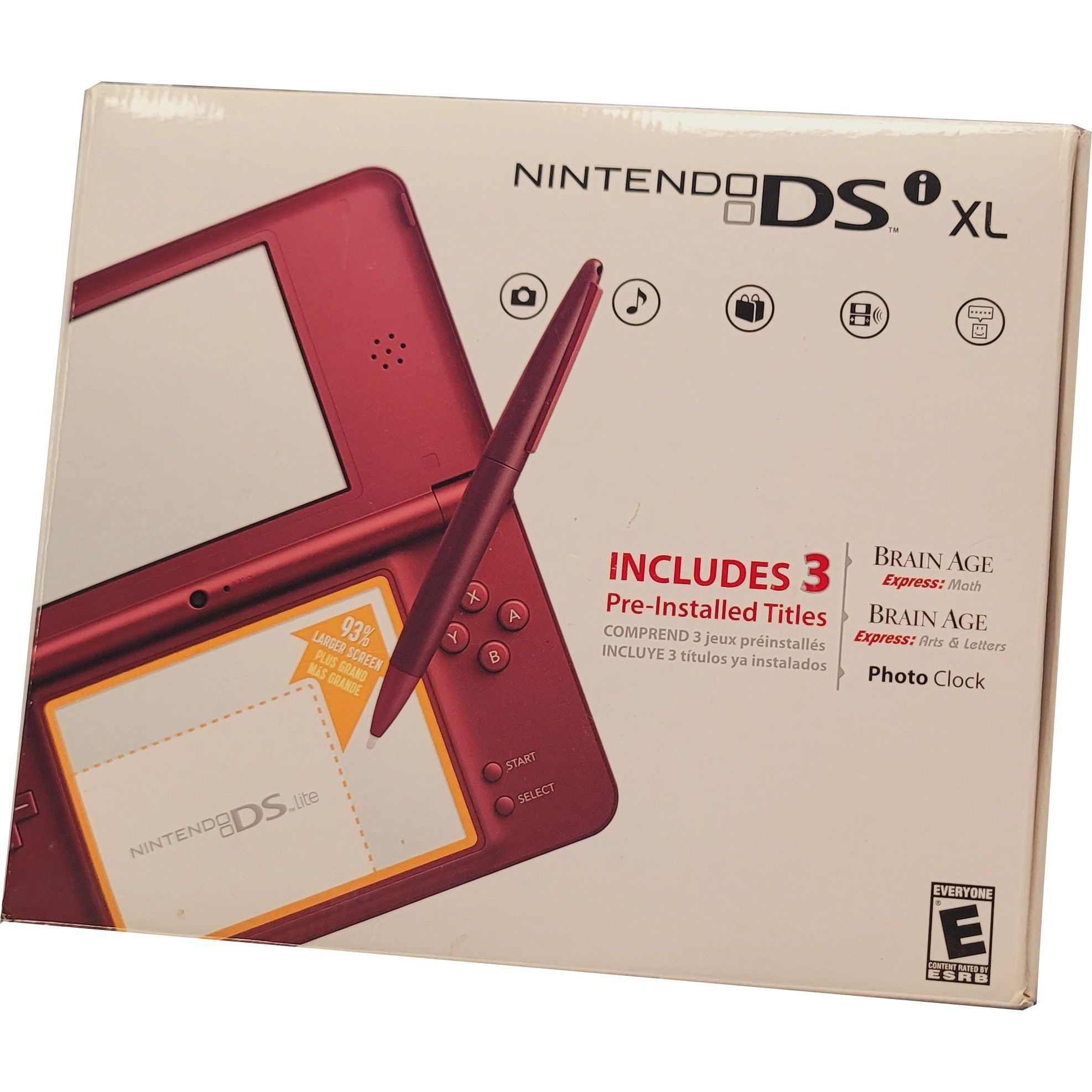 DSi XL System Complete in Box (Burgundy)