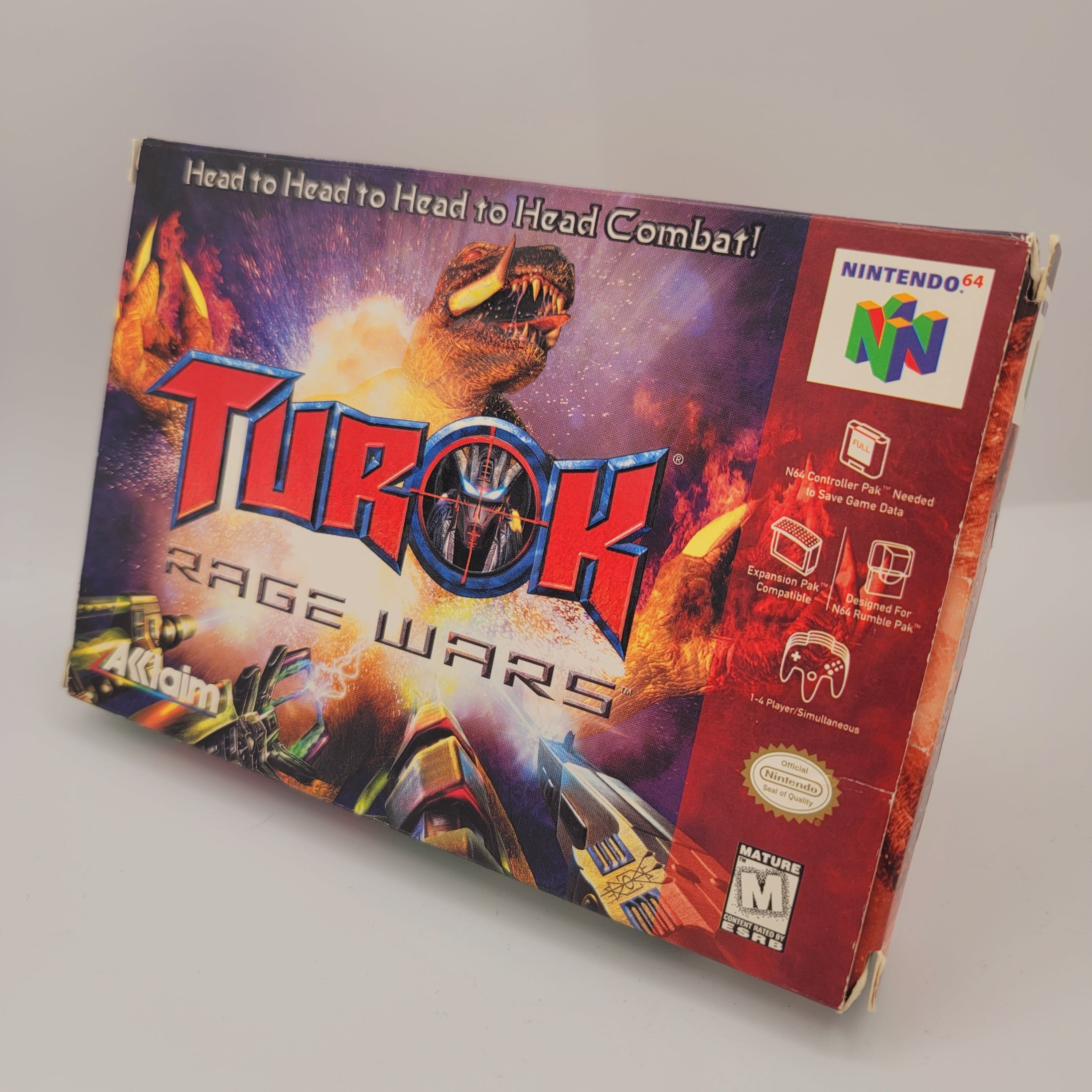 N64 - Turok Rage Wars (Complete in Box / A / With Manual)