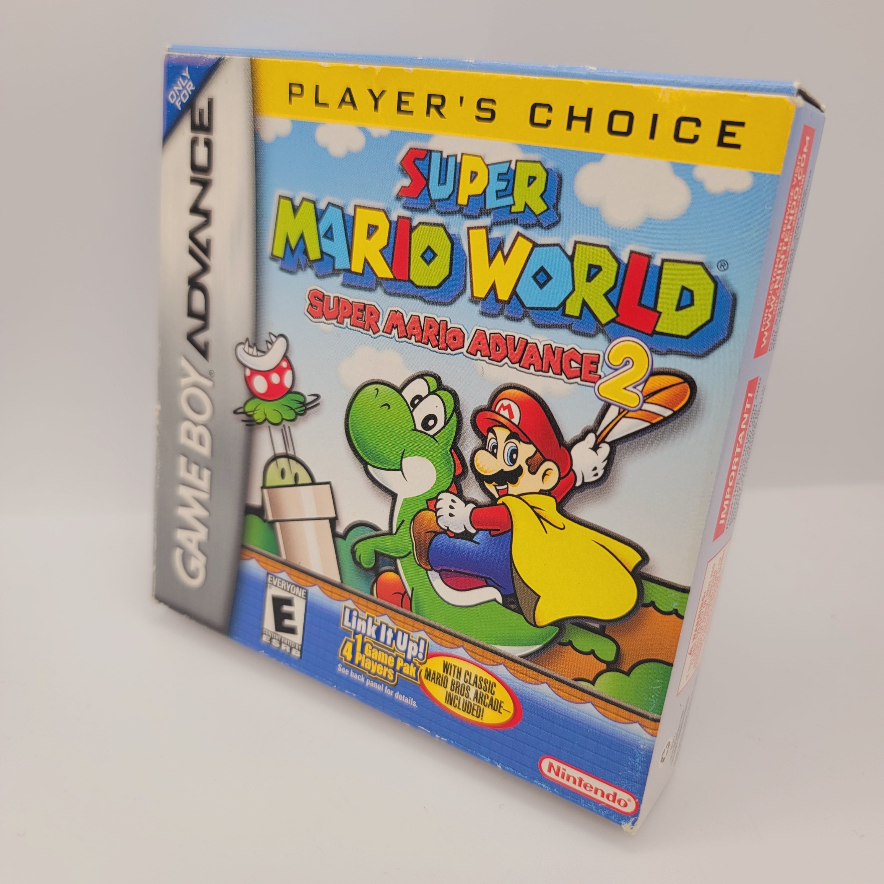 GBA - Super Mario Advance 2 Super Mario World (Complete in Box / Player's Choice / A- / With Manual)