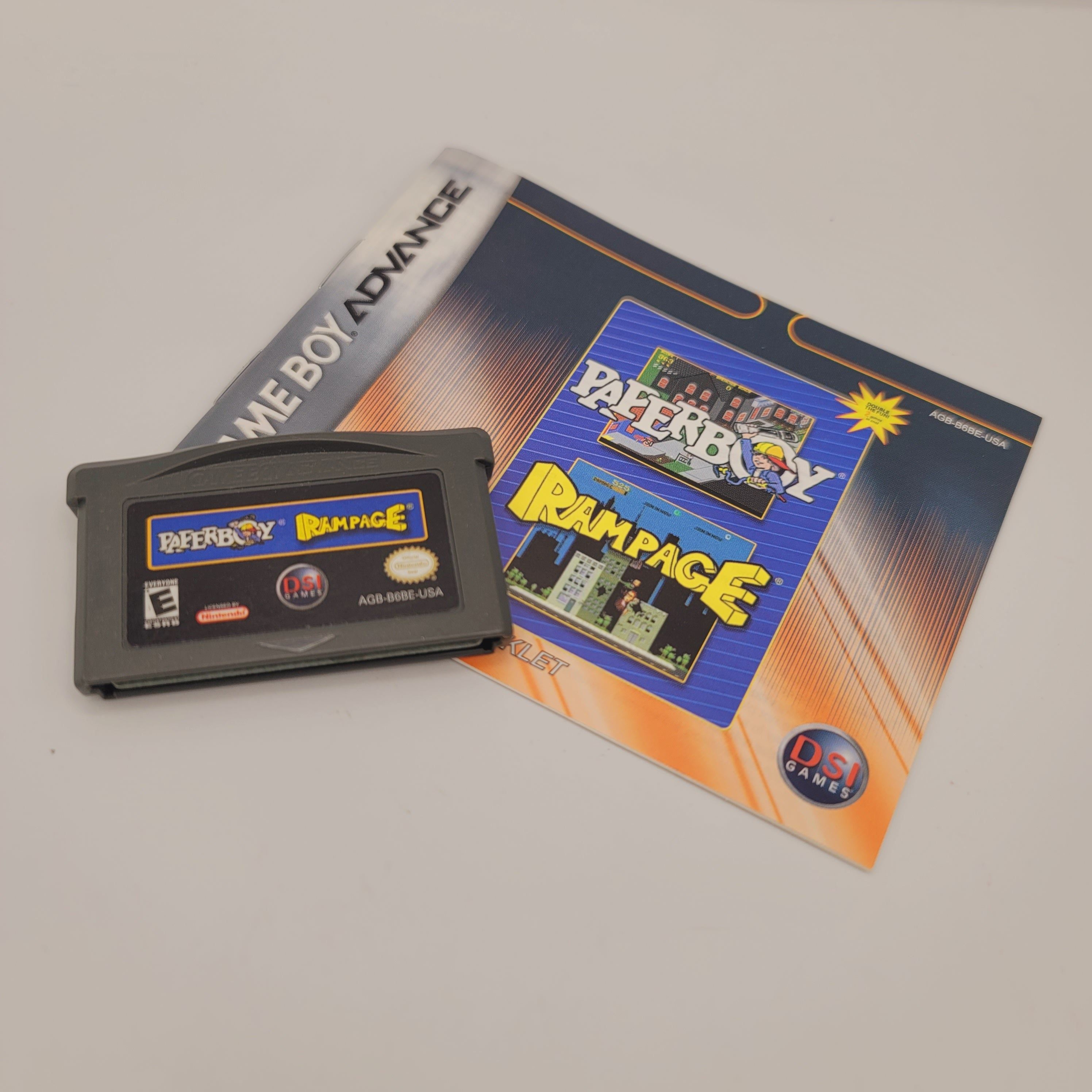 GBA - Paperboy / Rampage (Complete in Box / A / With Manual)